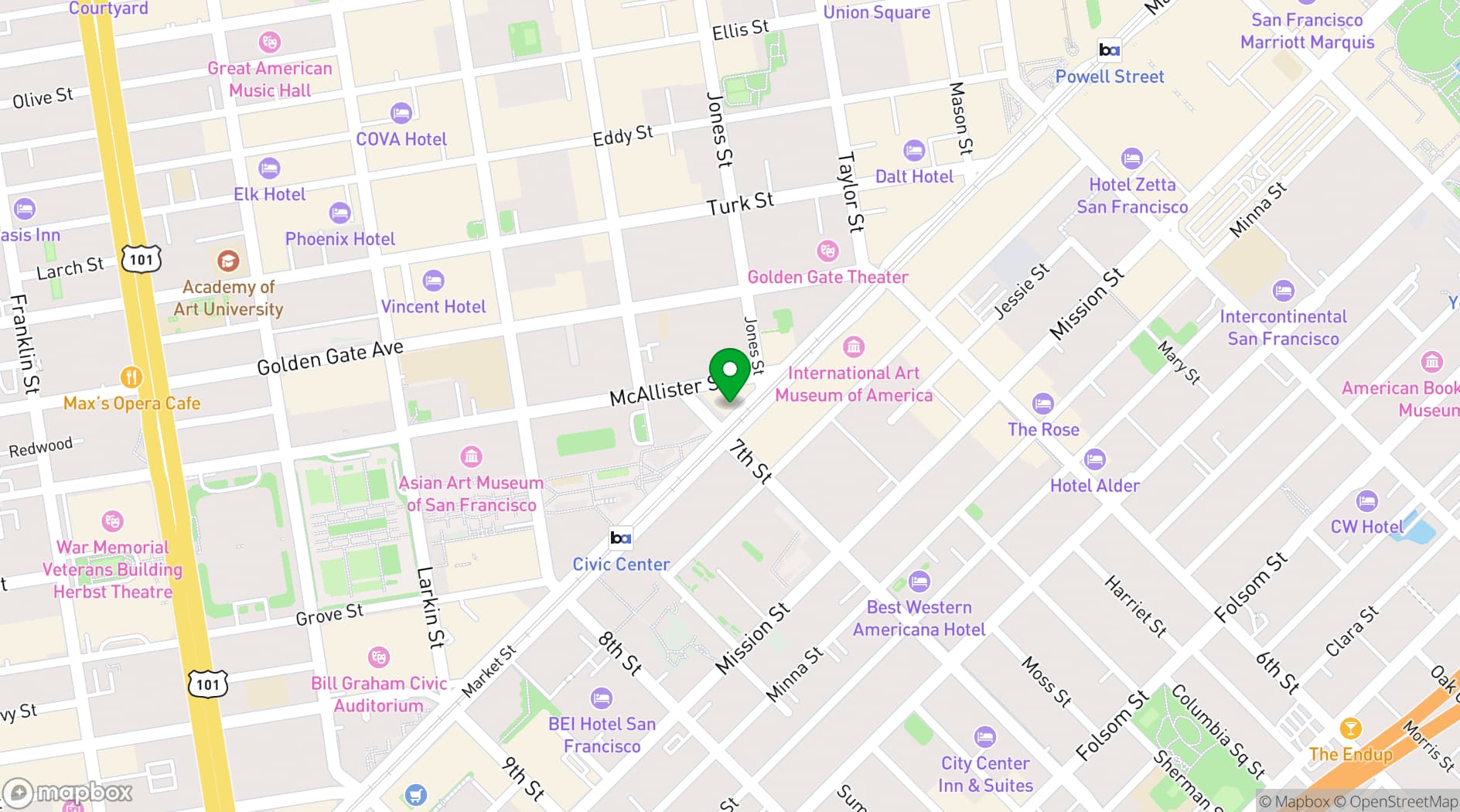 Map showing Villon