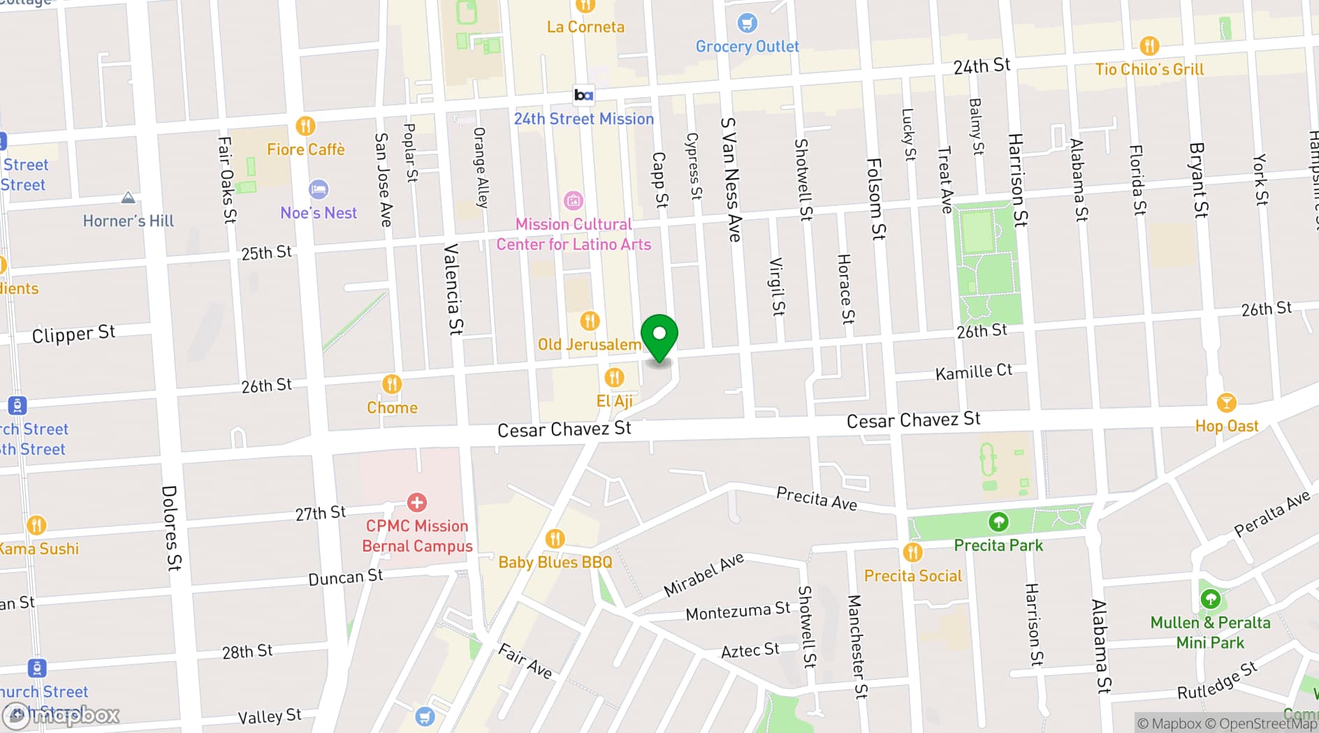 Map showing The Laundry Gallery