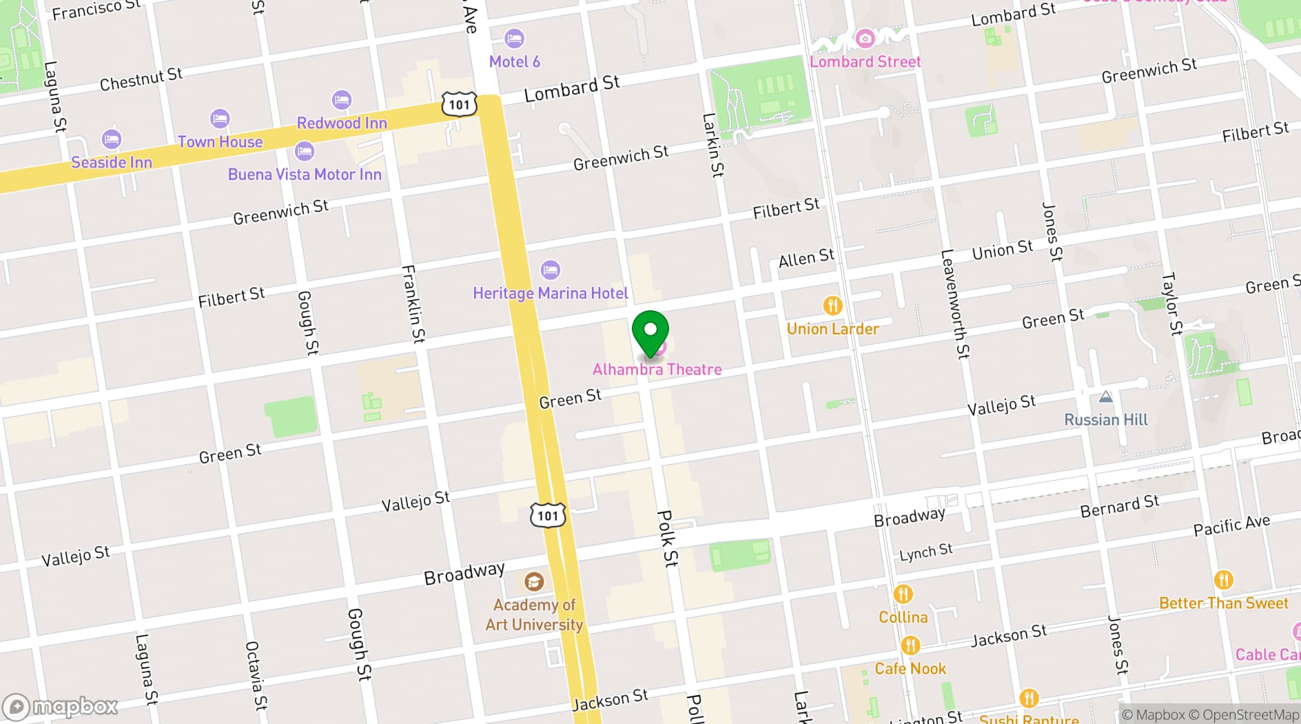 Map showing Nisei