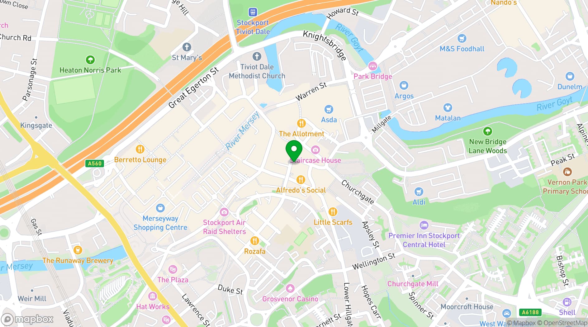 Map showing Profolk