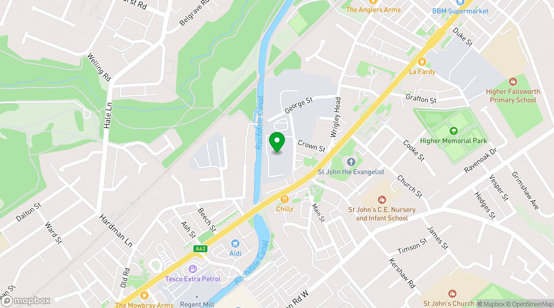 Map showing Ivy Business Centre