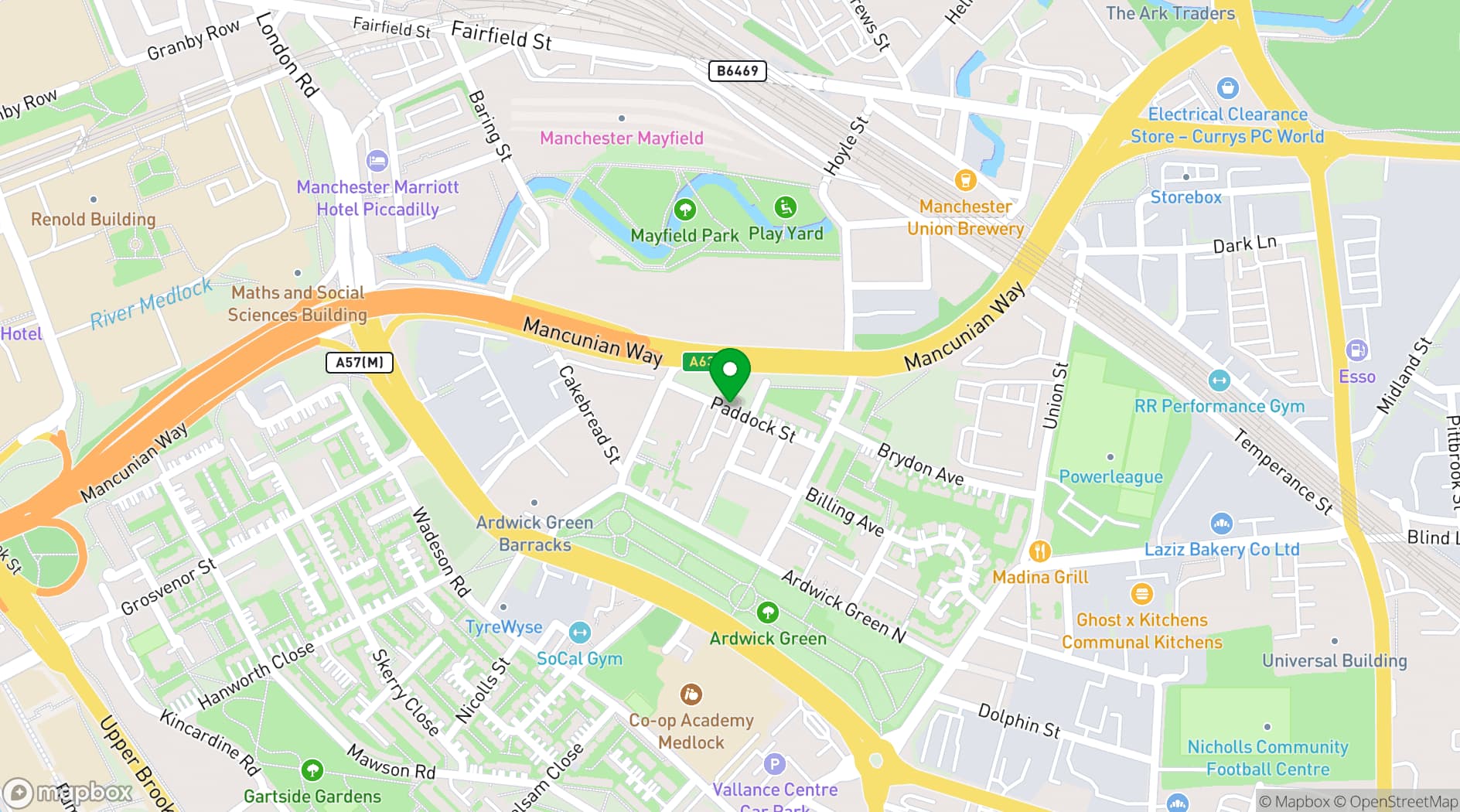 Map showing Use.Space