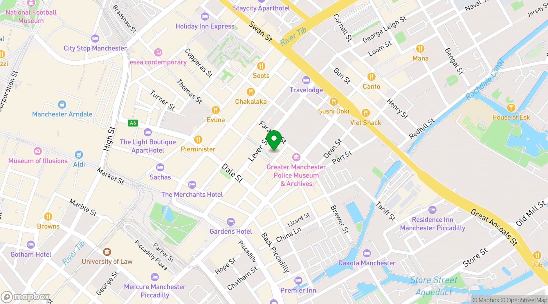 Map showing Kraak Gallery