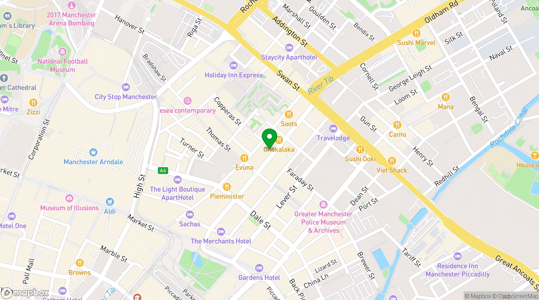 Map showing Behind Closed Doors
