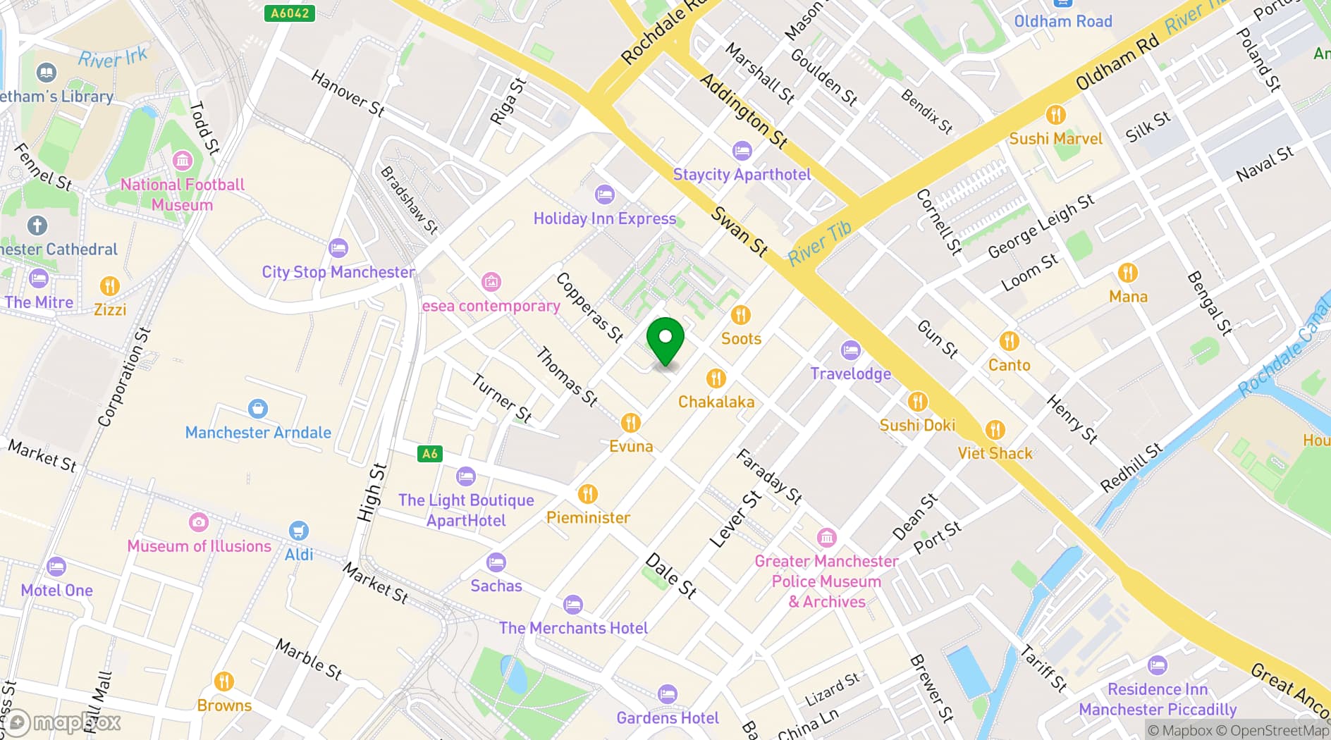 Map showing Cord 