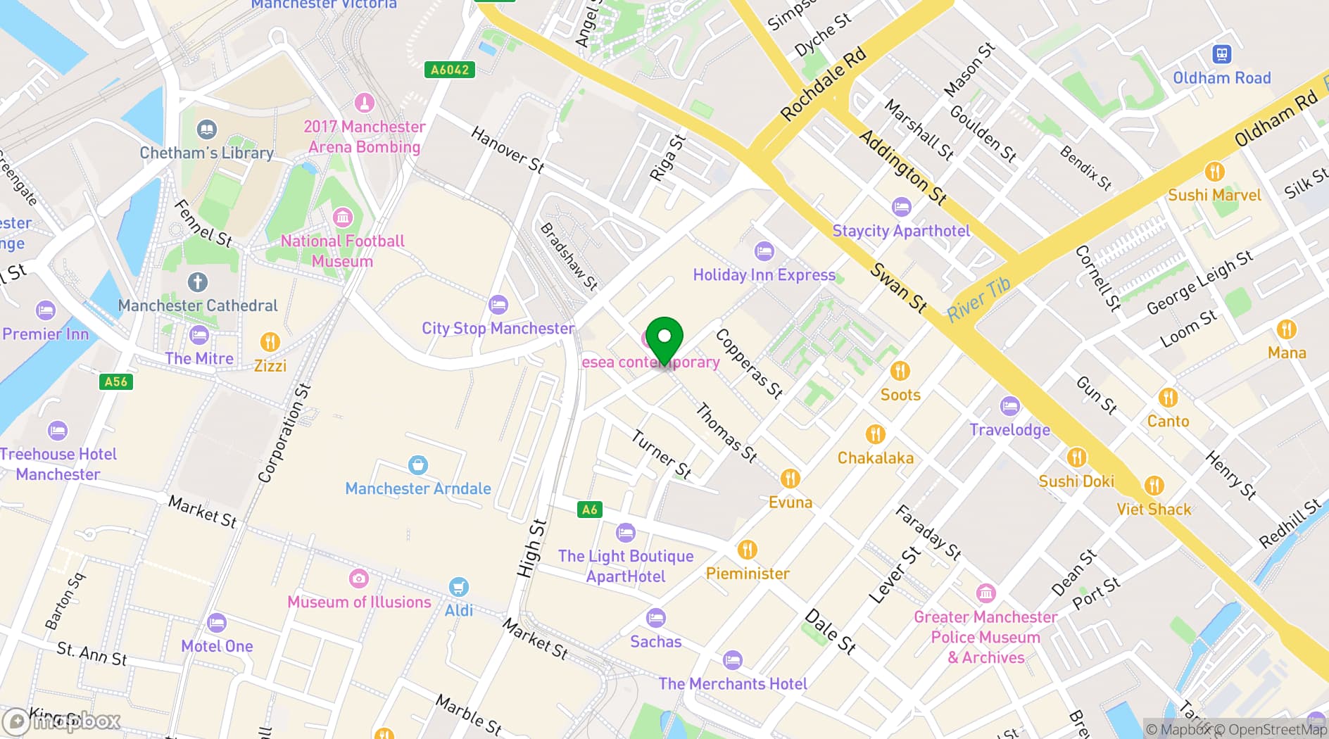 Map showing Foundry Project