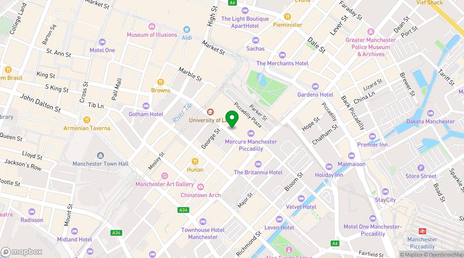 Map showing Namii Kitchen & Cocktails