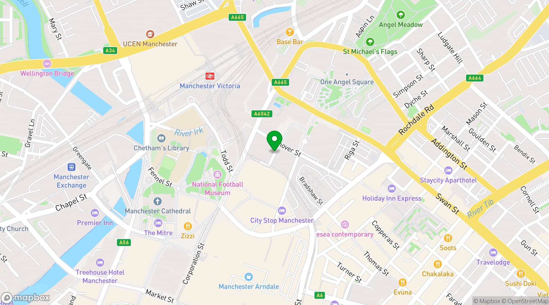 Map showing The Federation