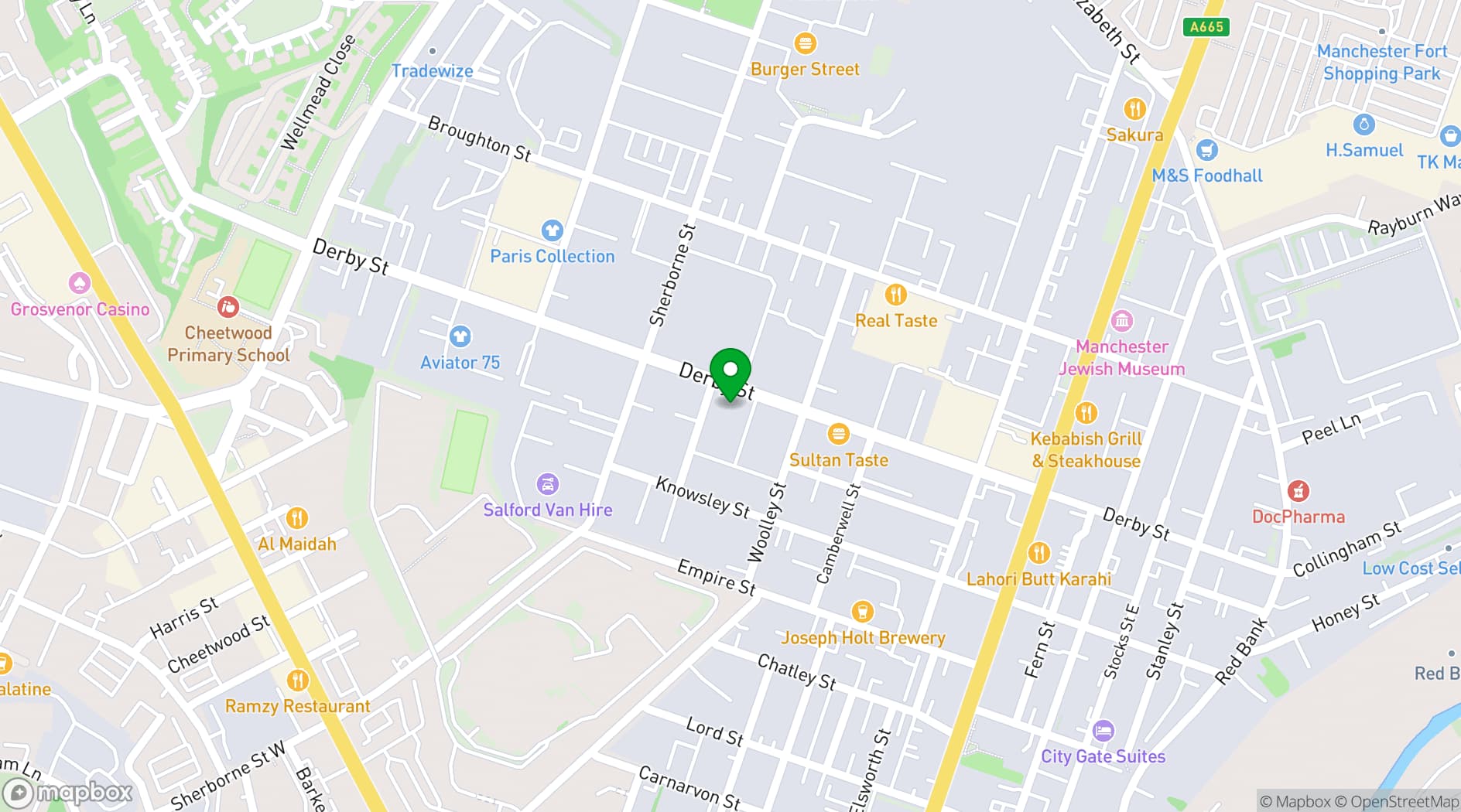 Map showing The Photography Showroom