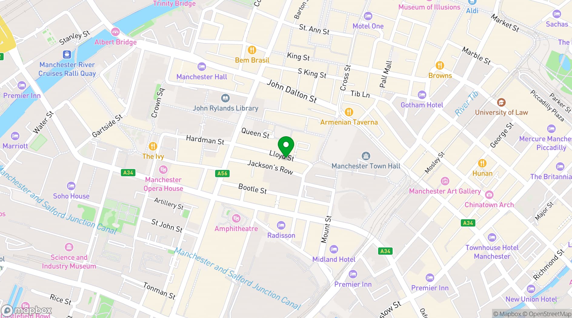 Map showing MNKY HSE