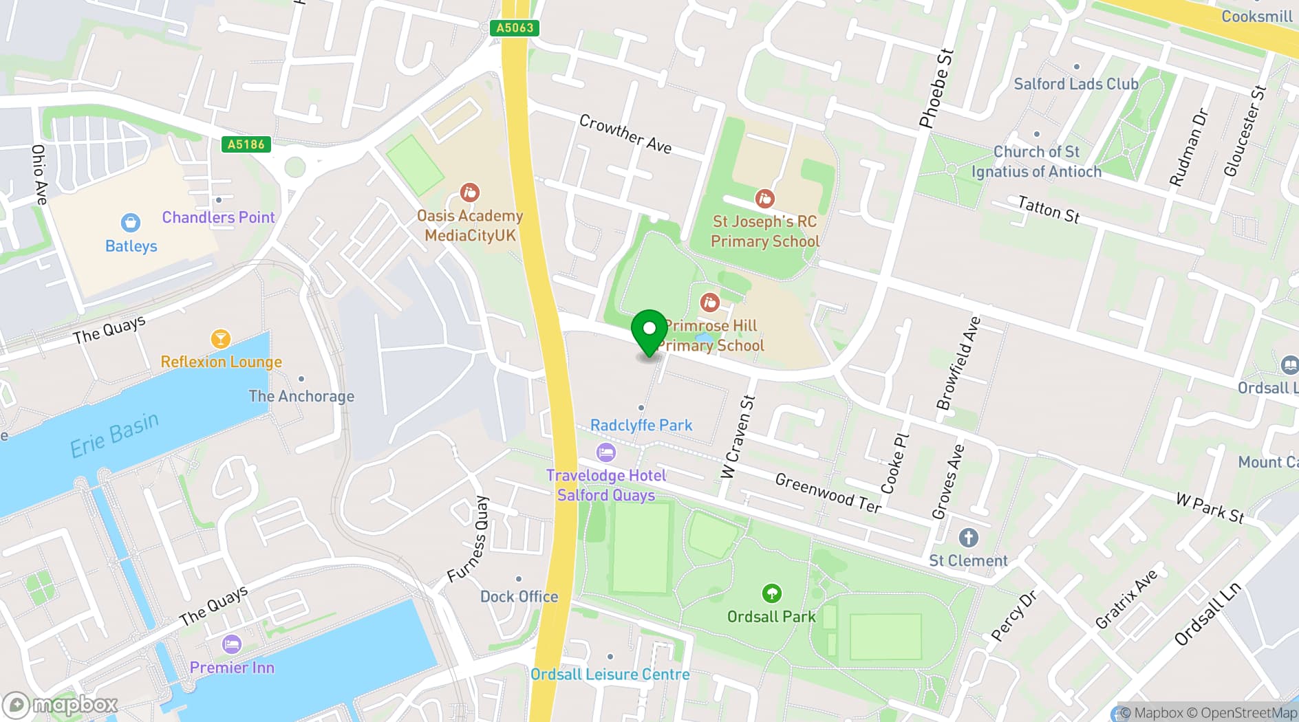 Map showing Shey Studios
