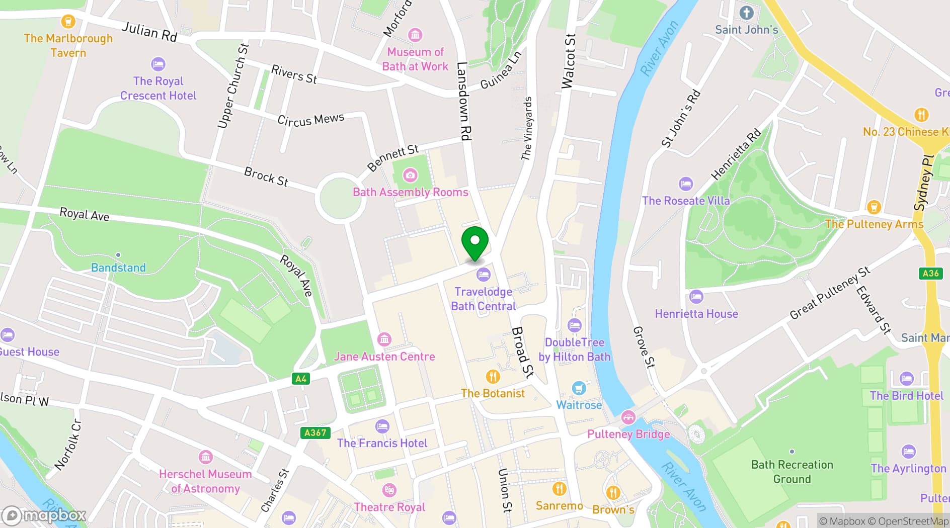 Map showing Robun