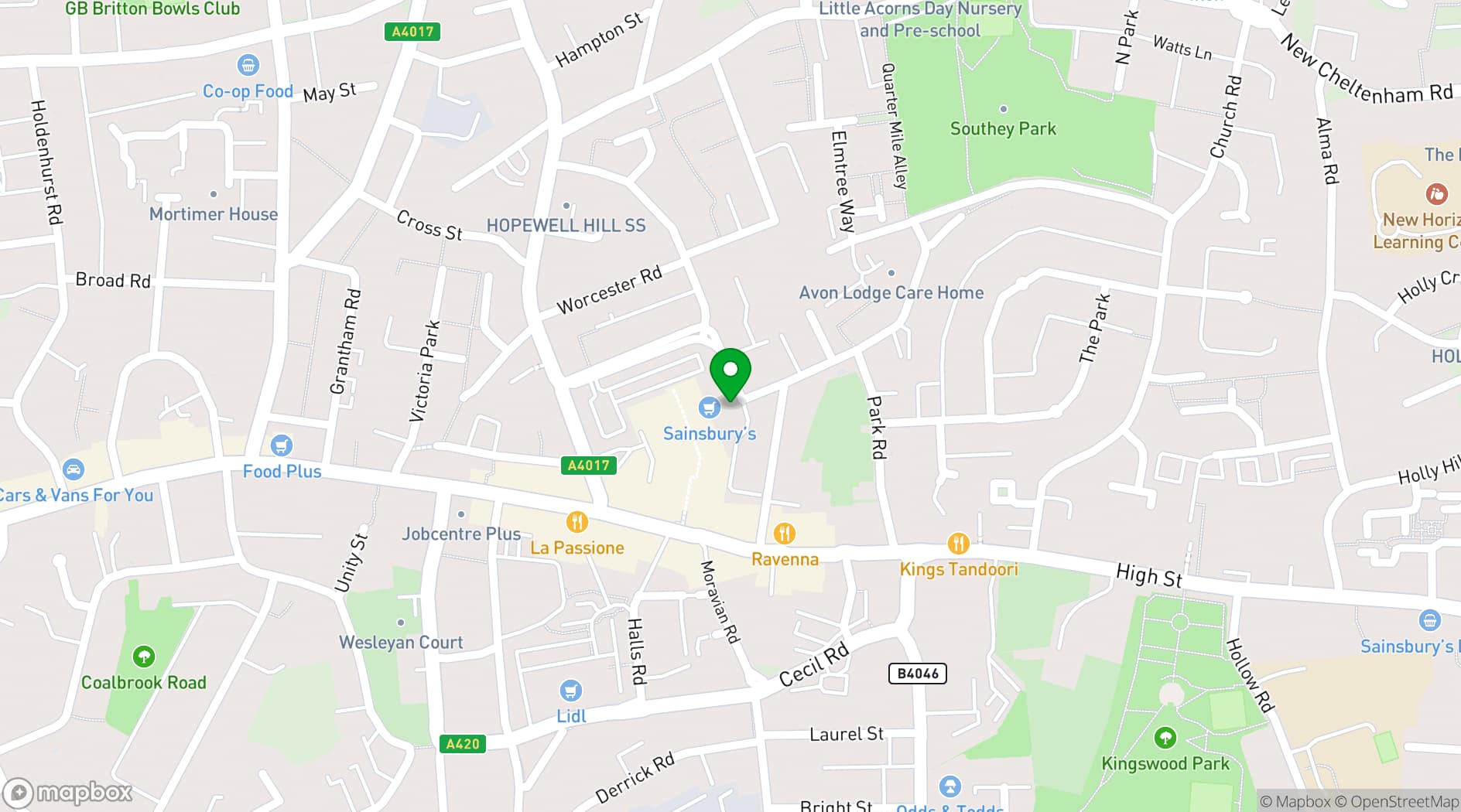 Map showing Lost in the Reads