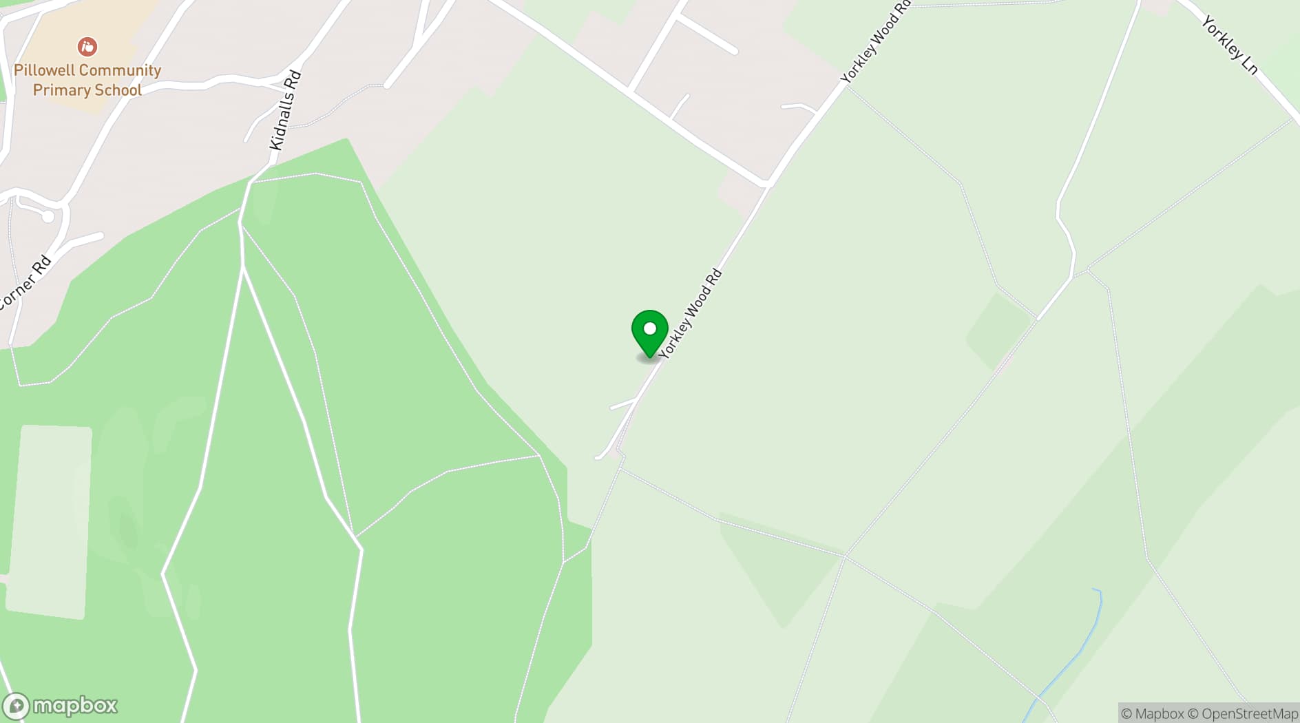Map showing Deanwood Barn Conference Centre