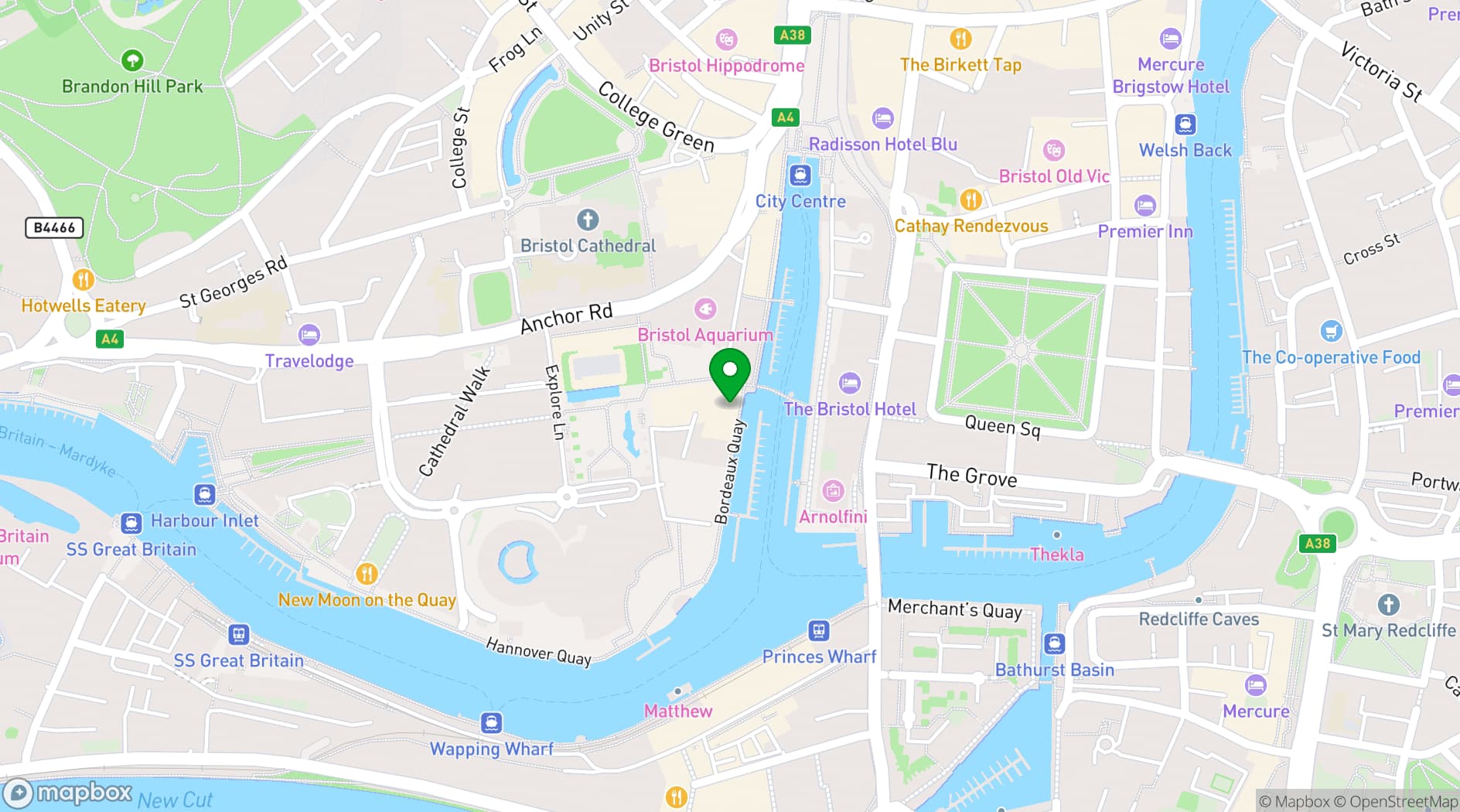 Map showing Ritorno Lounge
