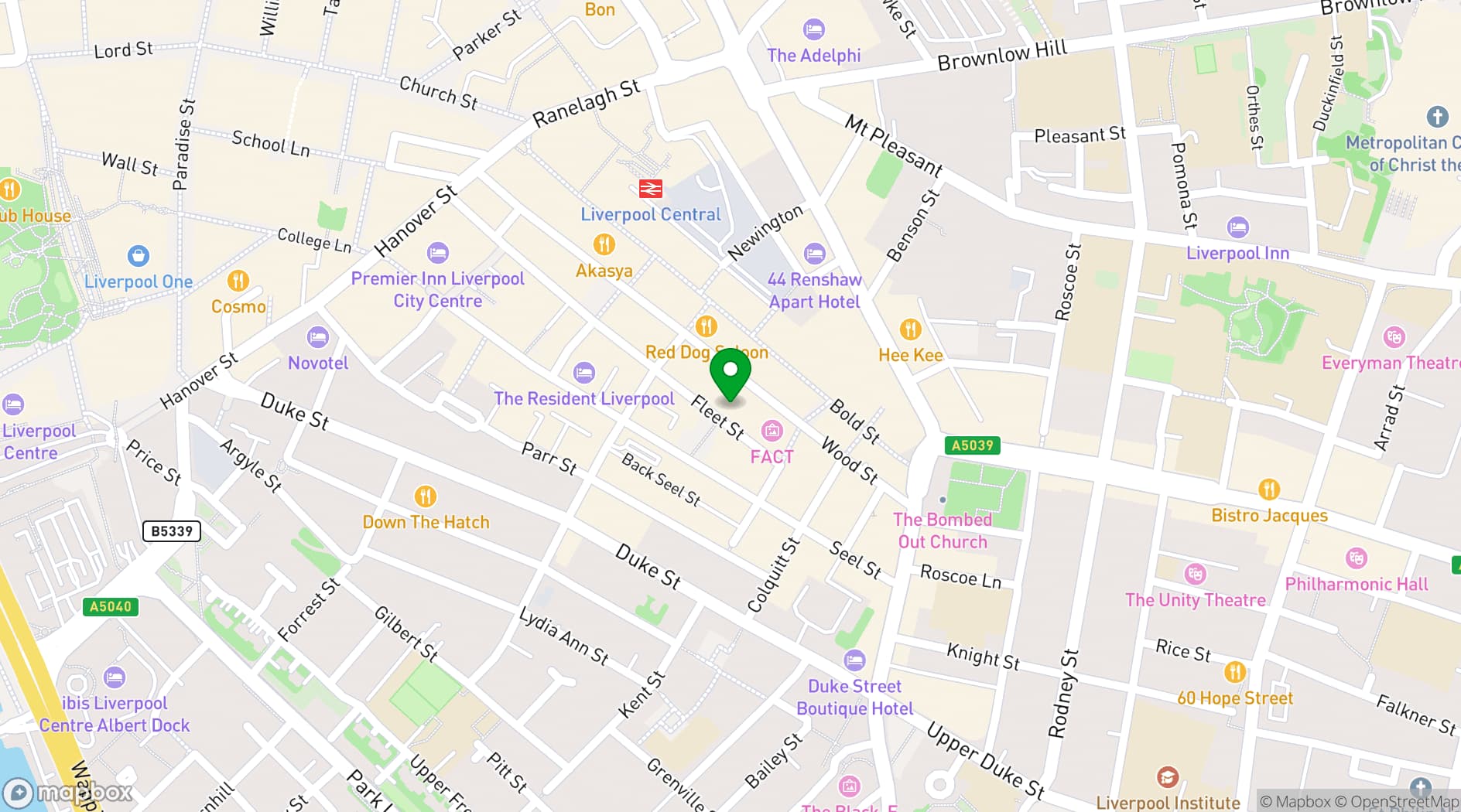 Map showing 301 Tea Factory