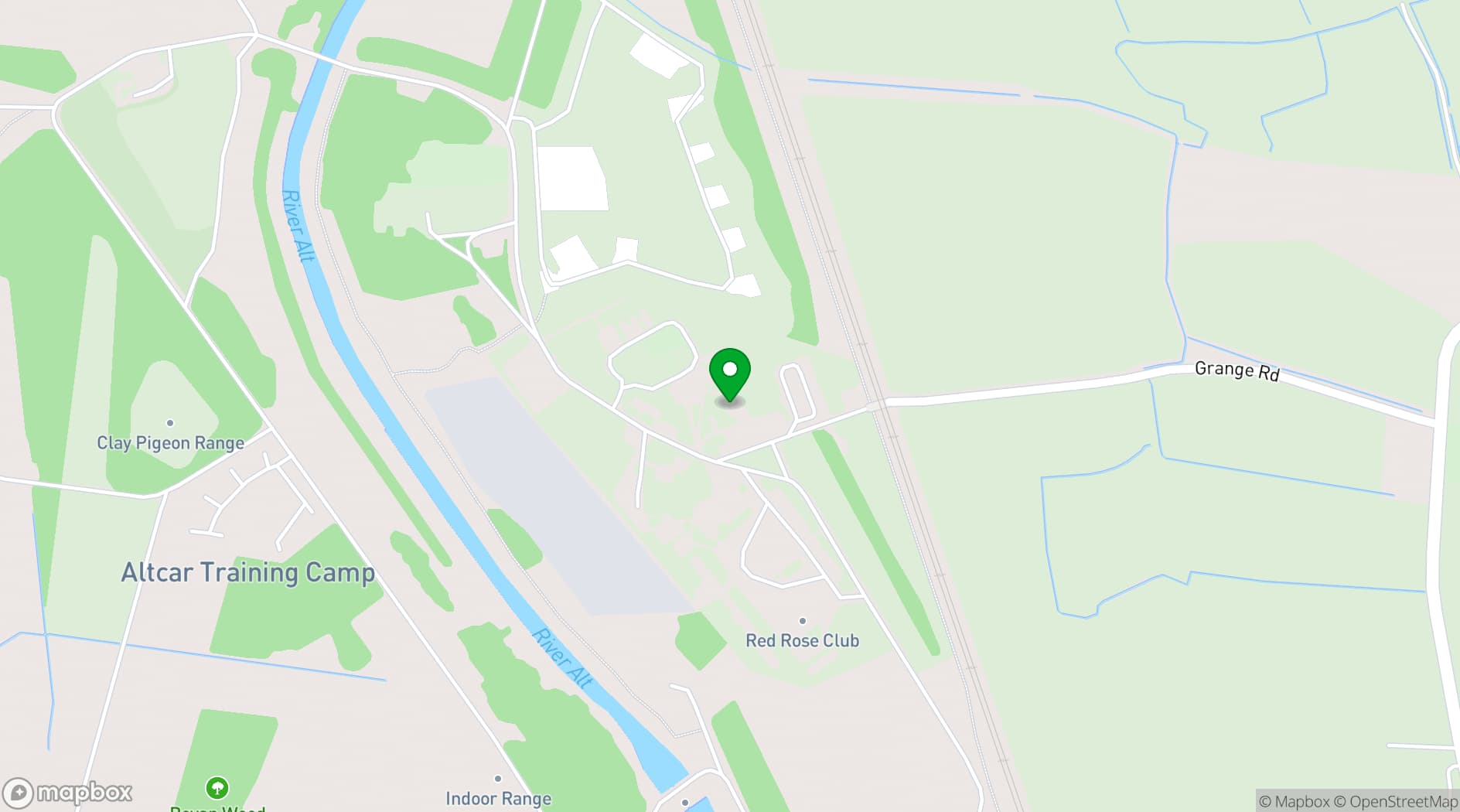 Map showing North West Alternative Venues