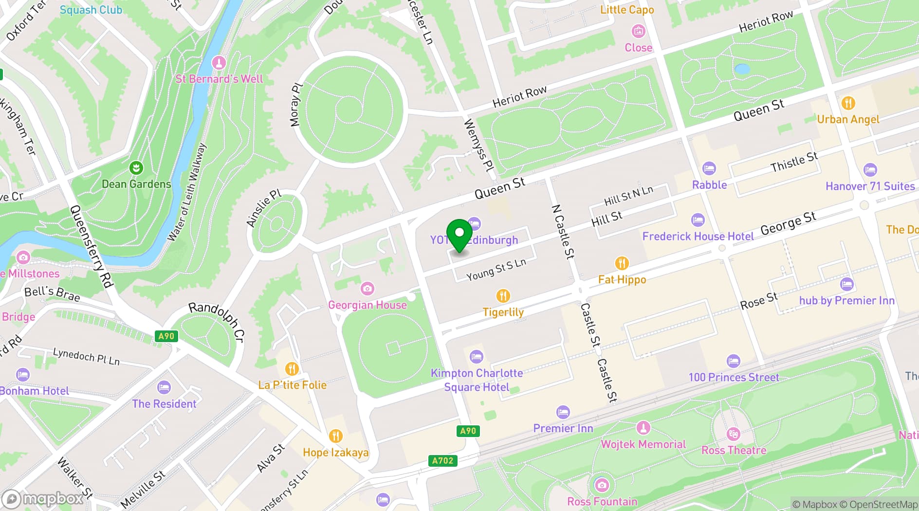 Map showing Nexus Business Space