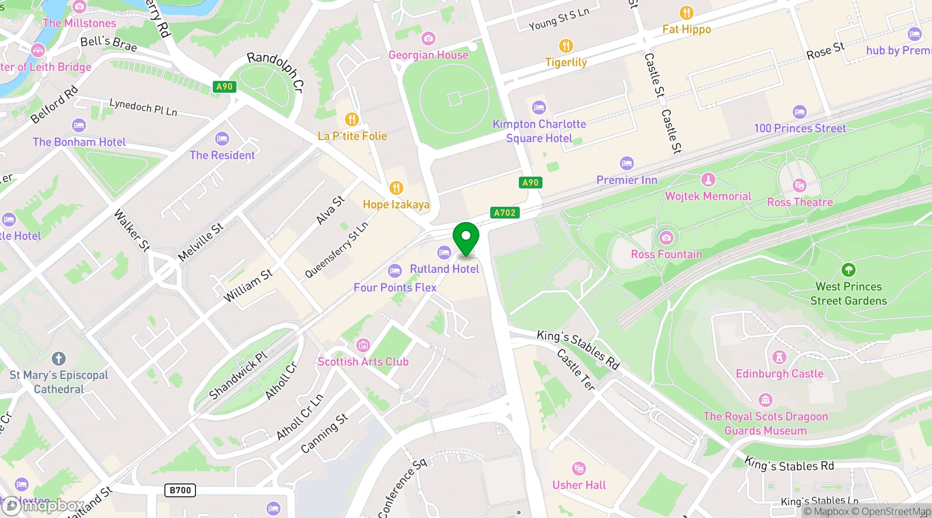 Map showing Dean Banks