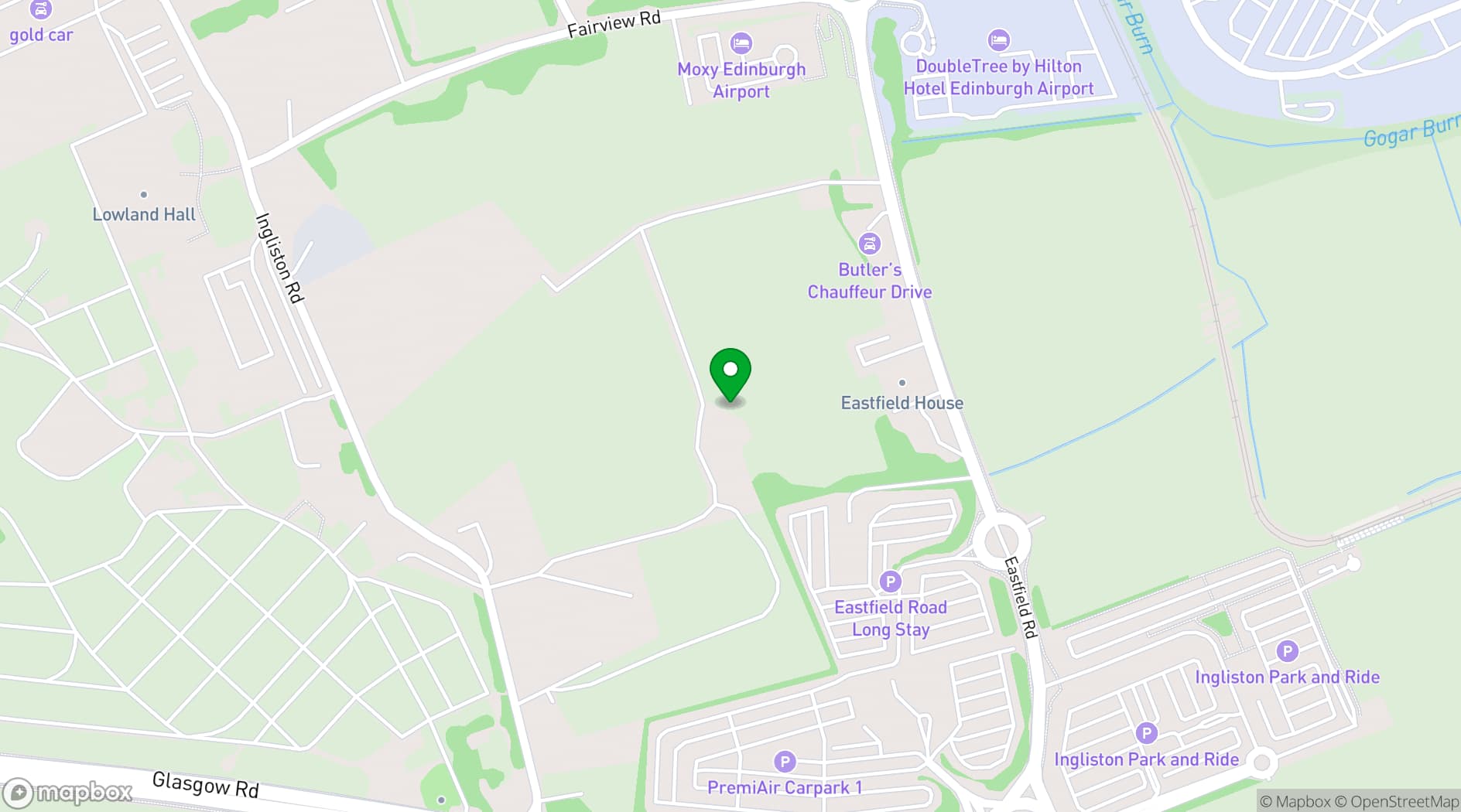Map showing Norton House Hotel & Spa