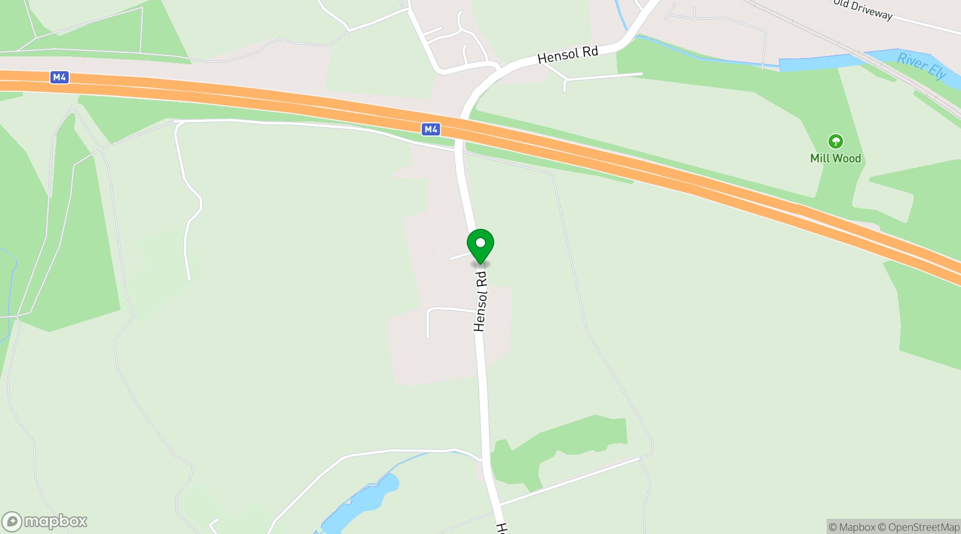 Map showing Vale Hotel