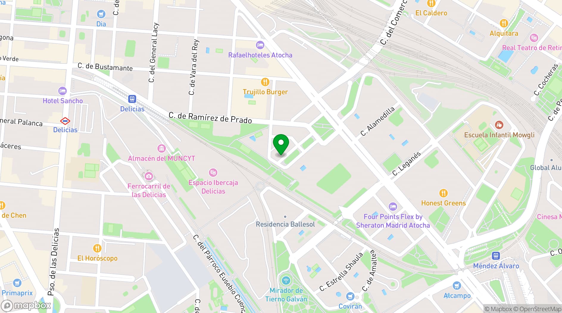Map showing Talent Garden Madrid