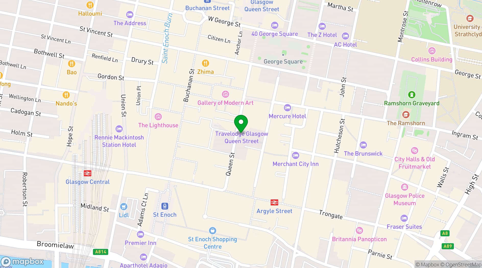 Map showing October