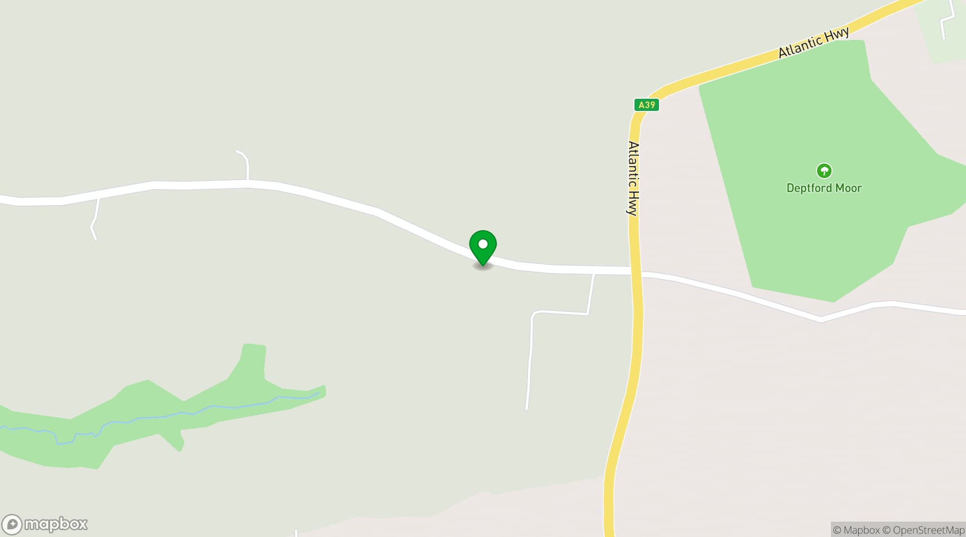 Map showing Koa Tree