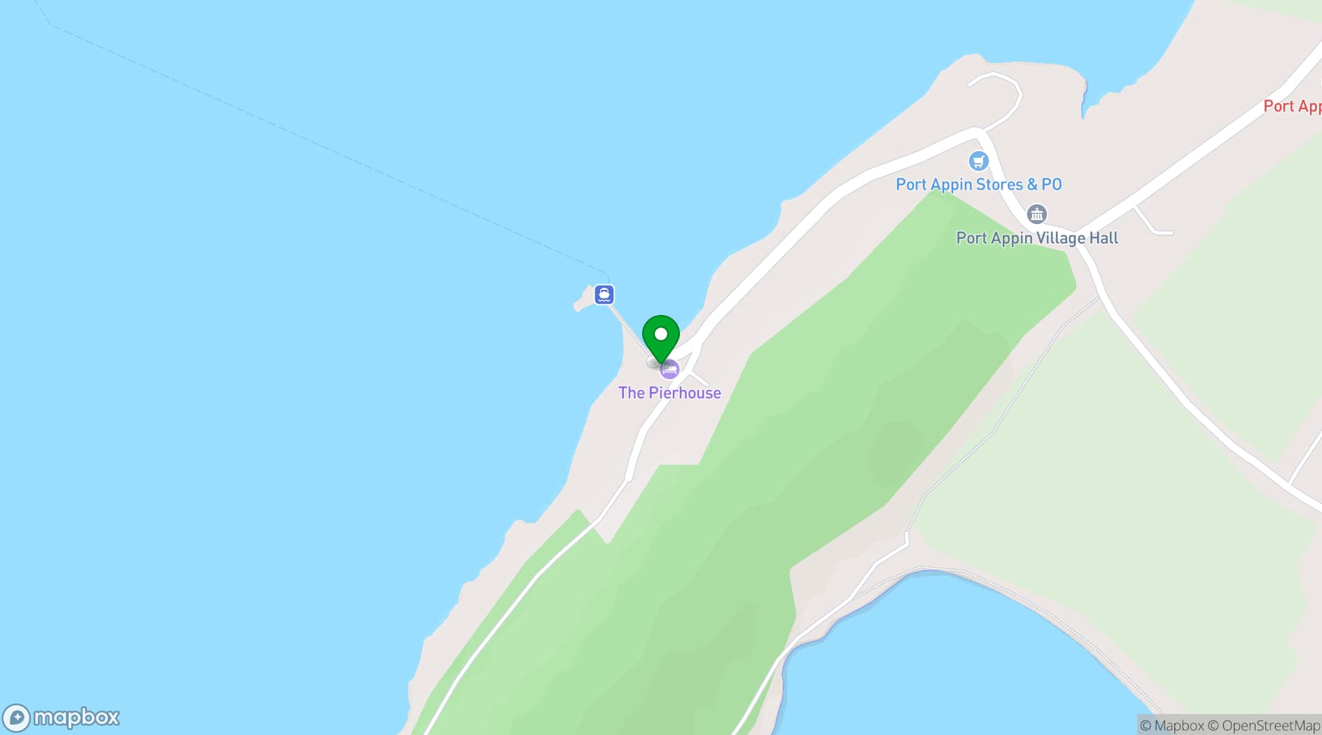Map showing The Pierhouse Hotel