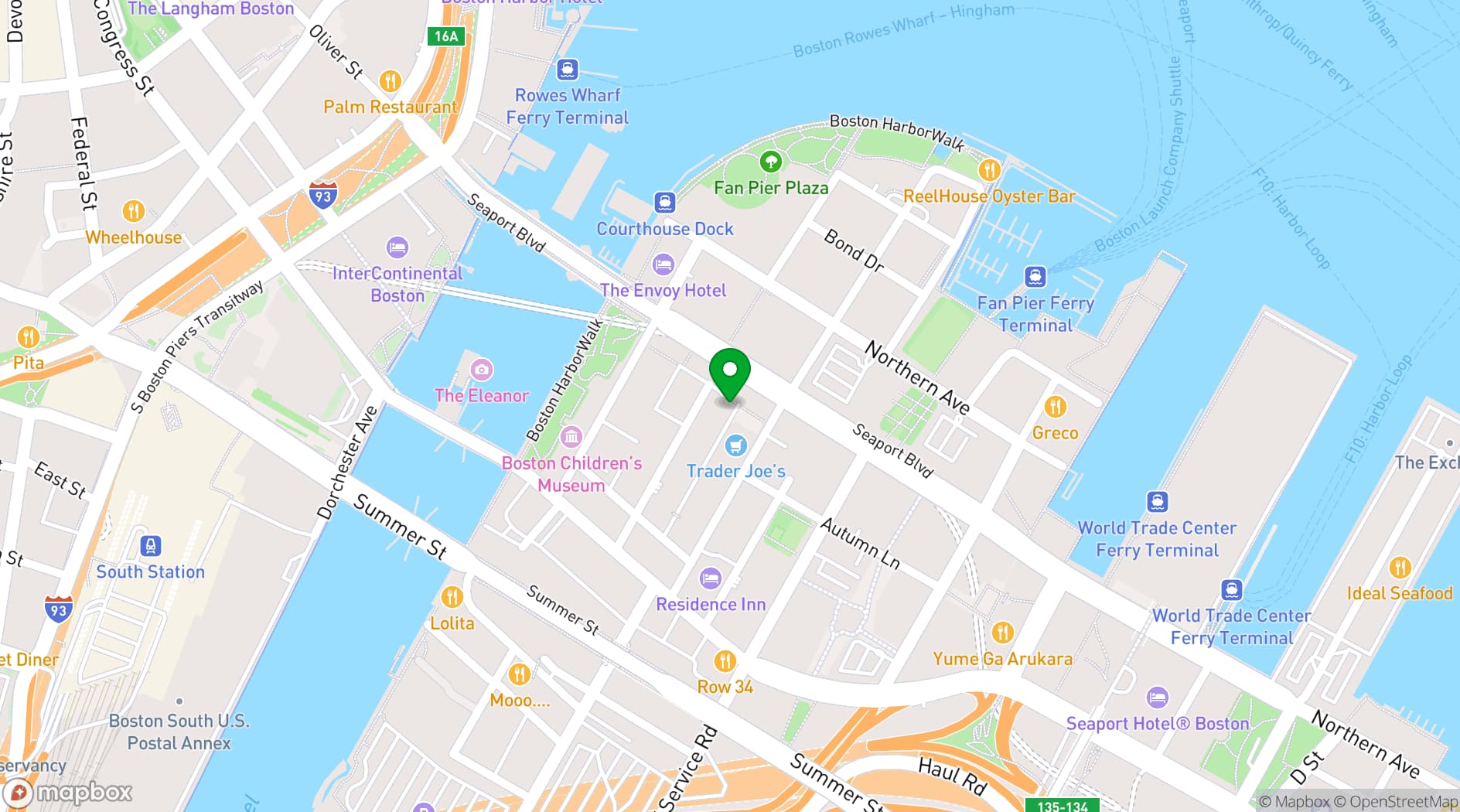 Map showing Trillium - Fort Point