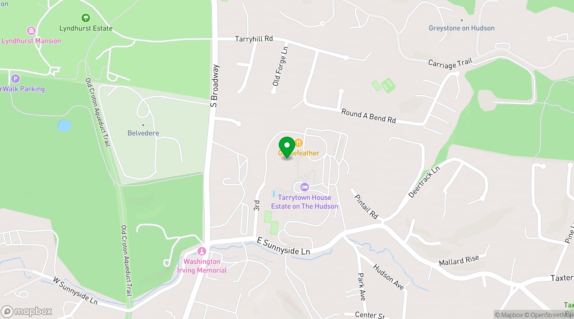 Map showing Tarrytown House Estate