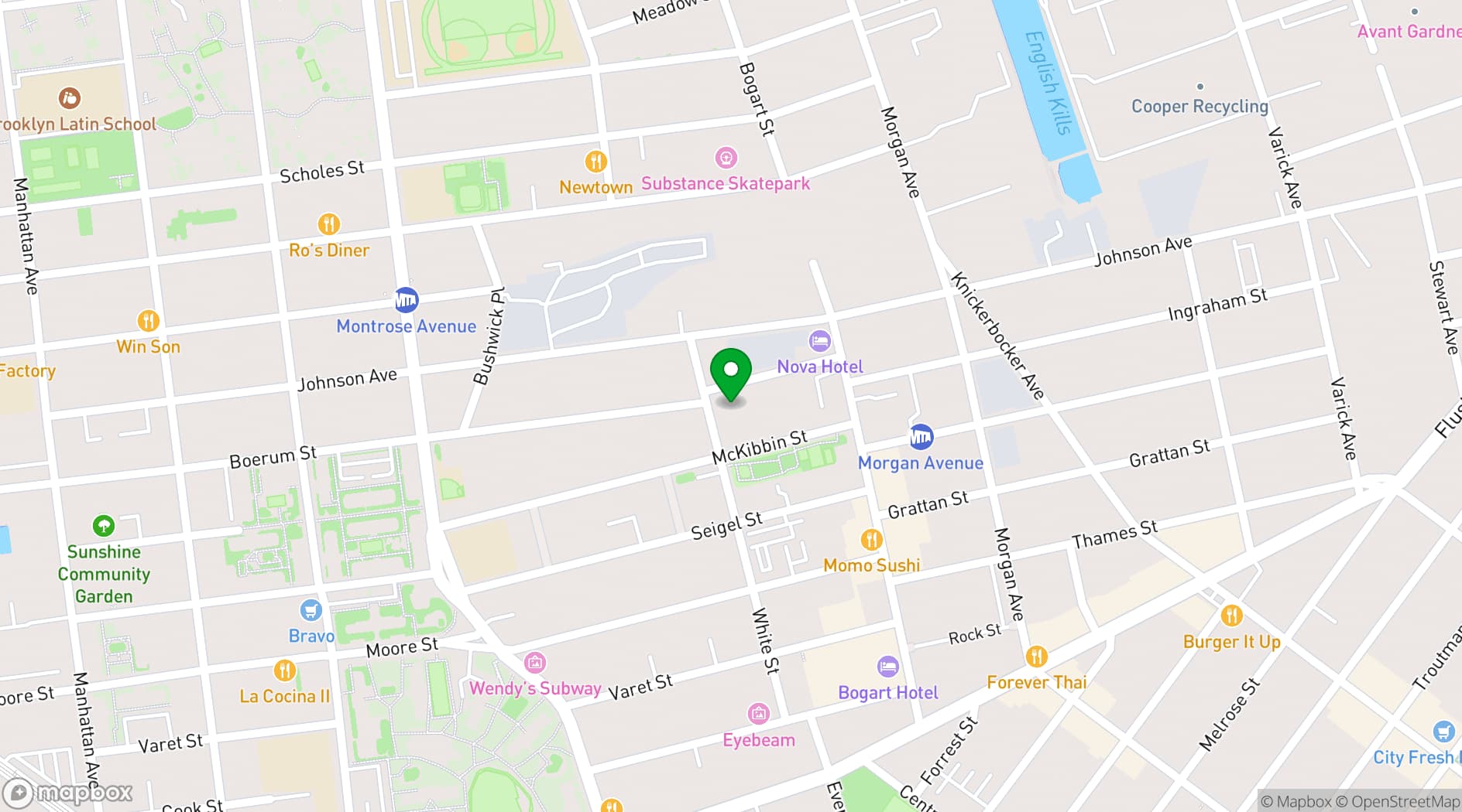 Map showing Social Cues