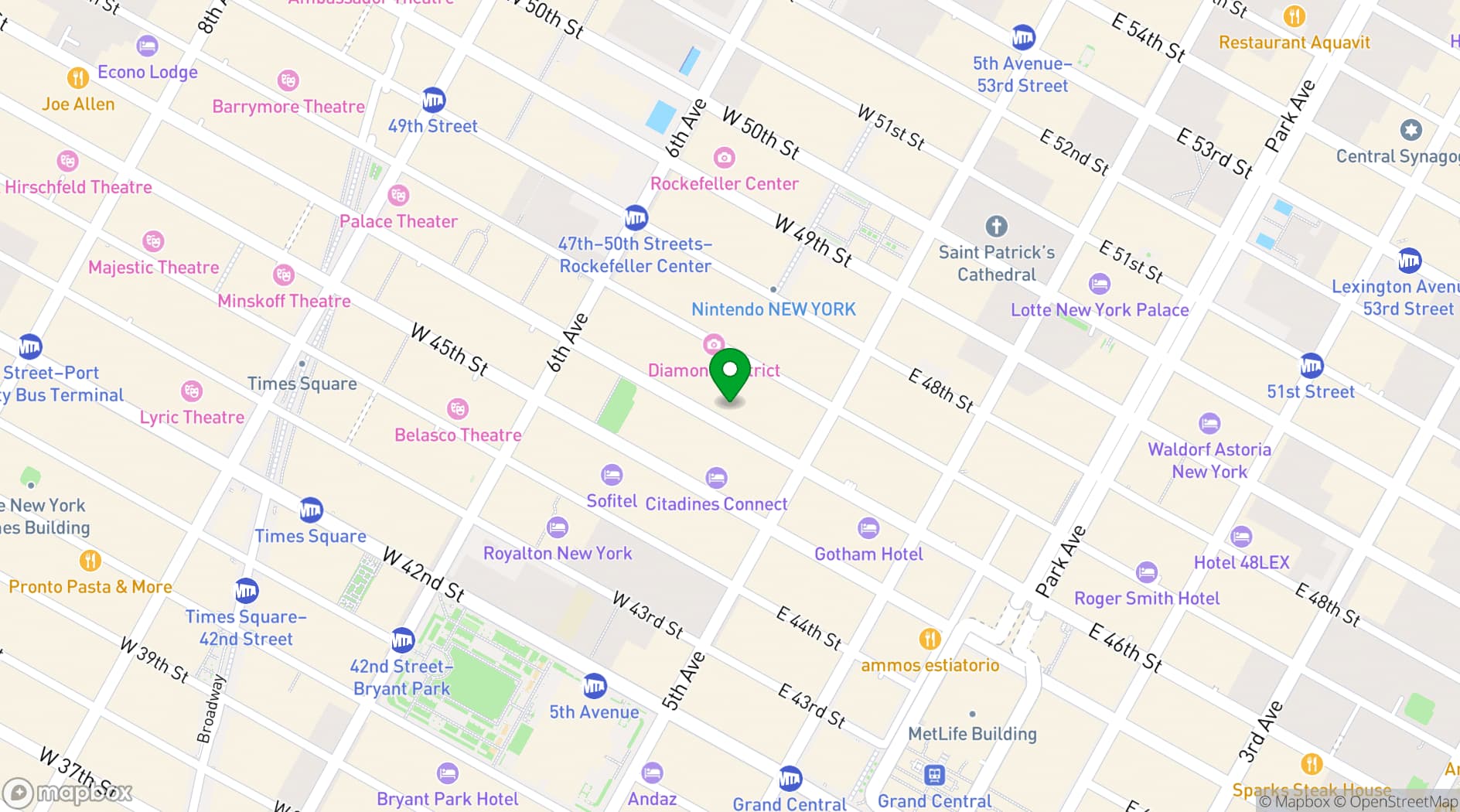 Map showing WorkHouse