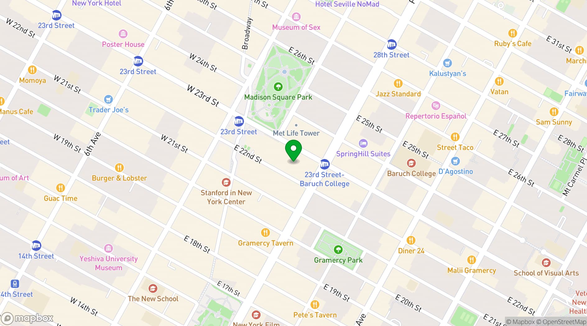 Map showing Spin