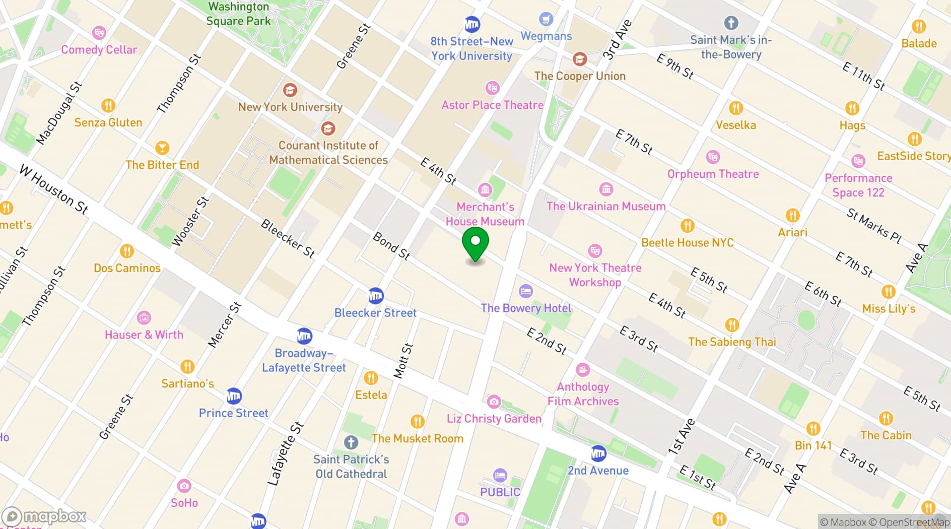 Map showing il Buco Alimentari & Vineria