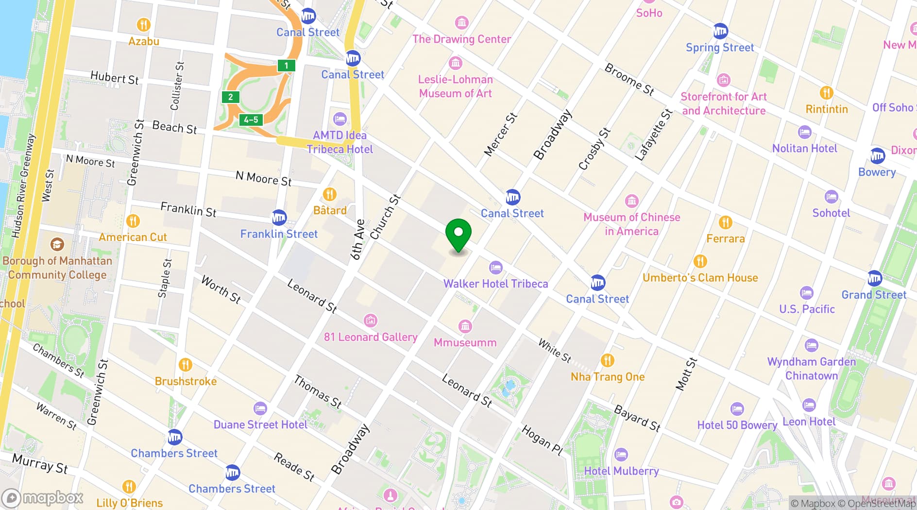 Map showing Lume Studios