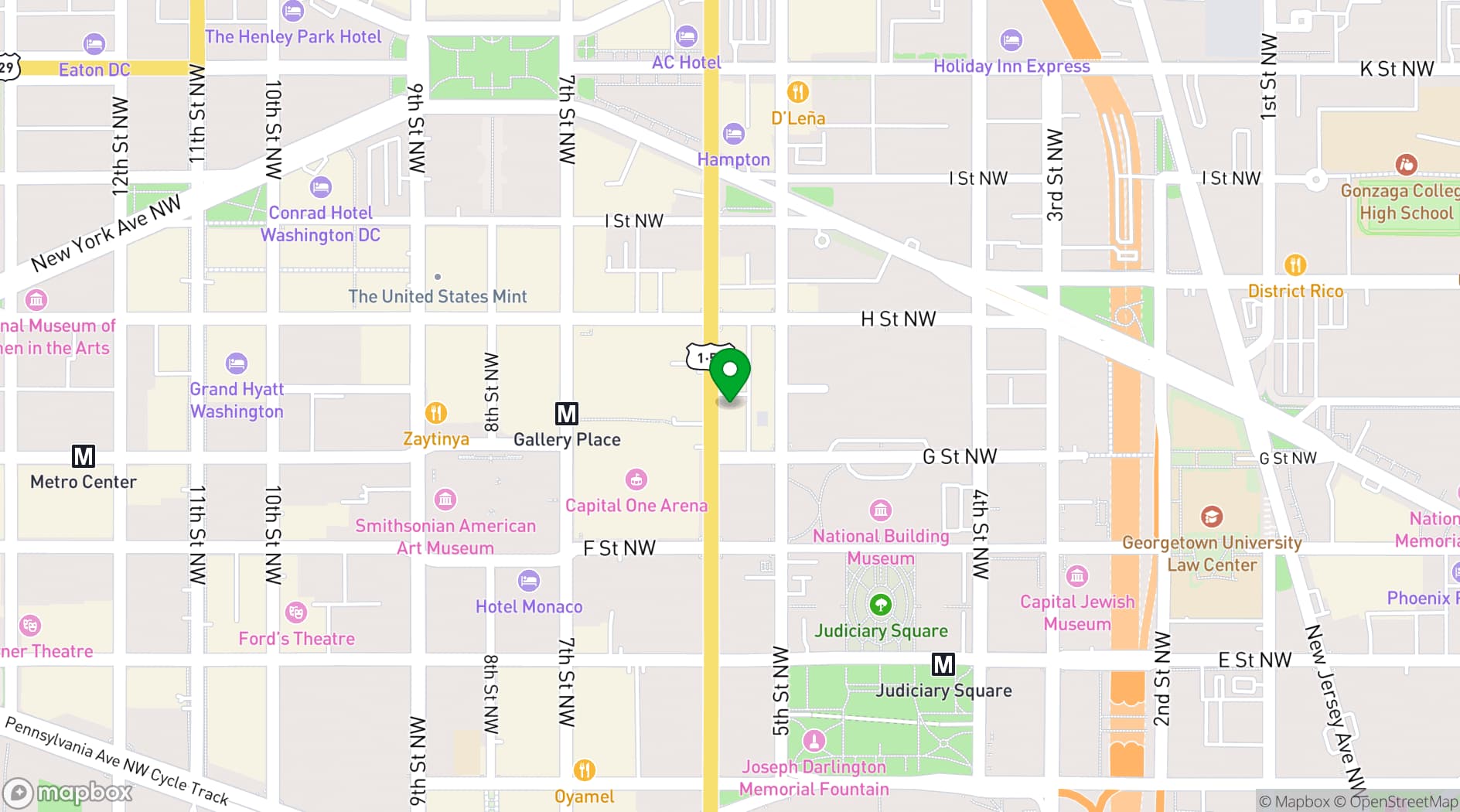 Map showing Bar Deco