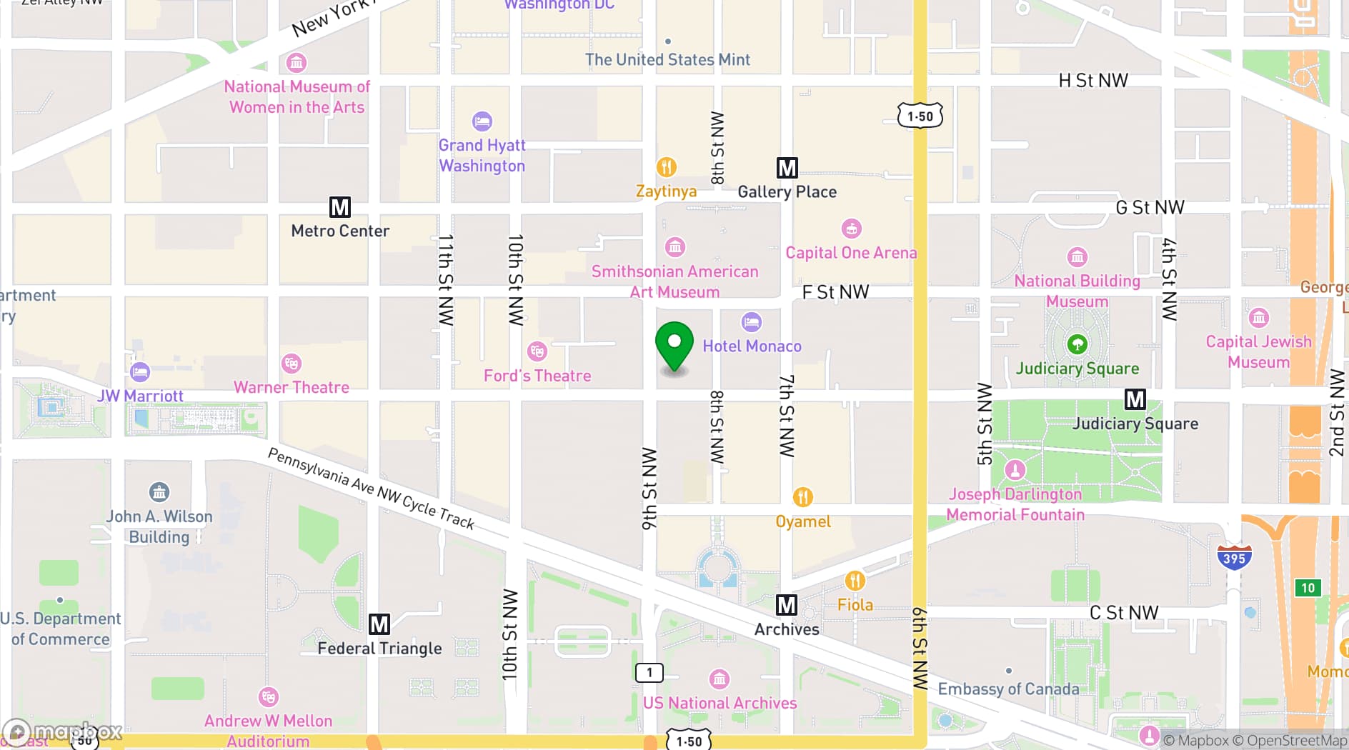 Map showing Minibar & Barmini