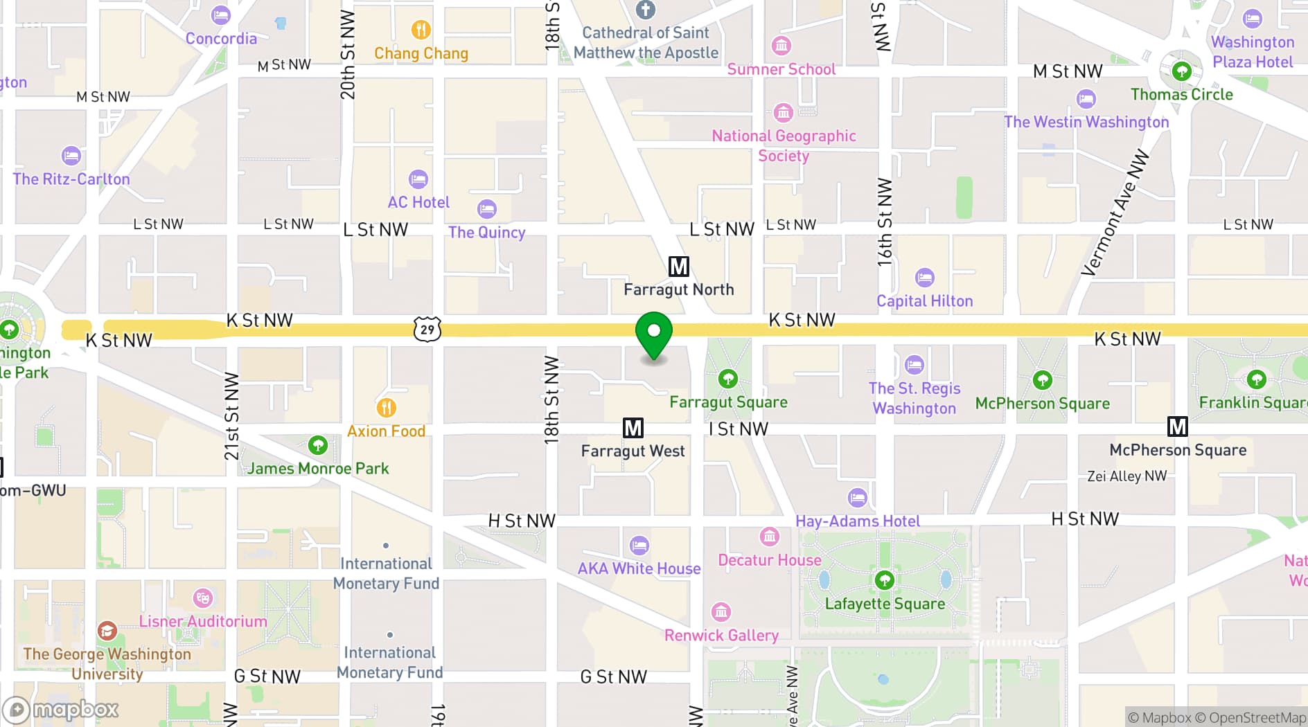 Map showing Kellari Taverna Washington
