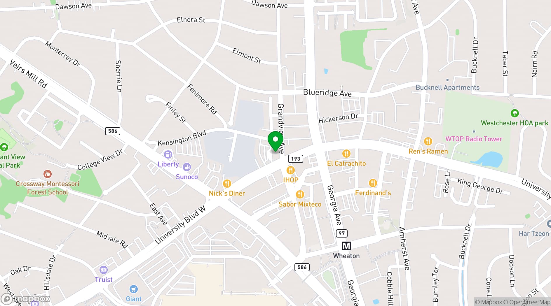 Map showing Ameri-Legal Law Firm
