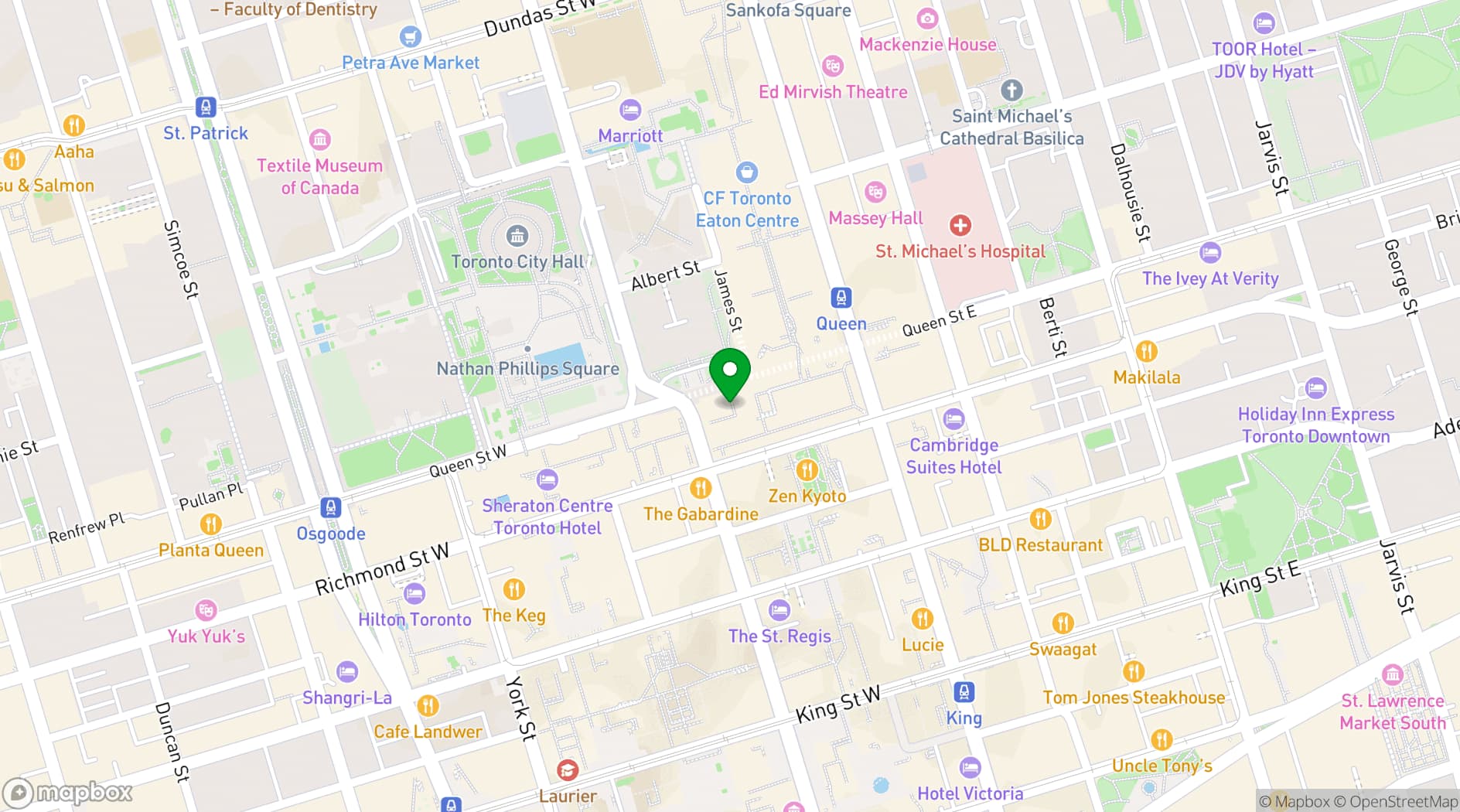 Map showing Arcadian