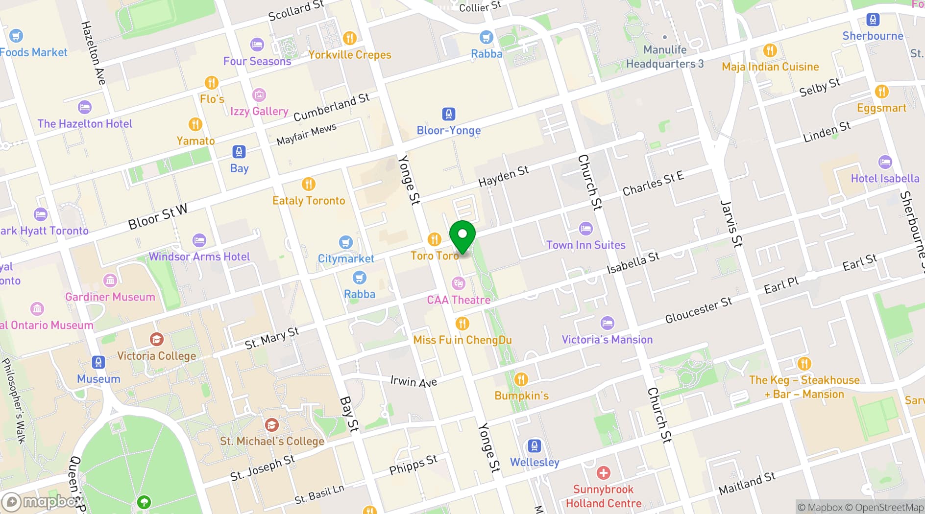 Map showing The Anndore House