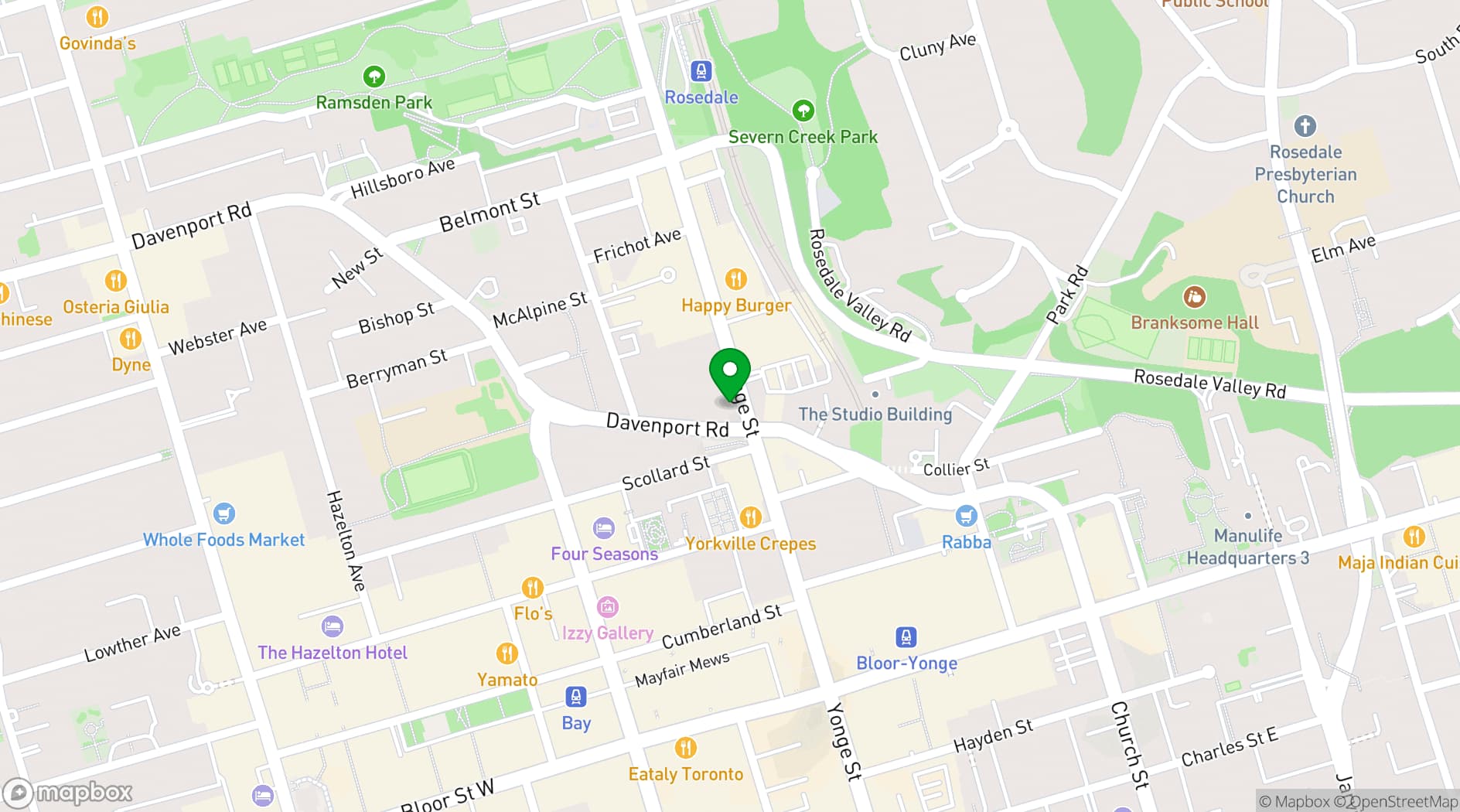 Map showing The Concert Hall - Eatertainment