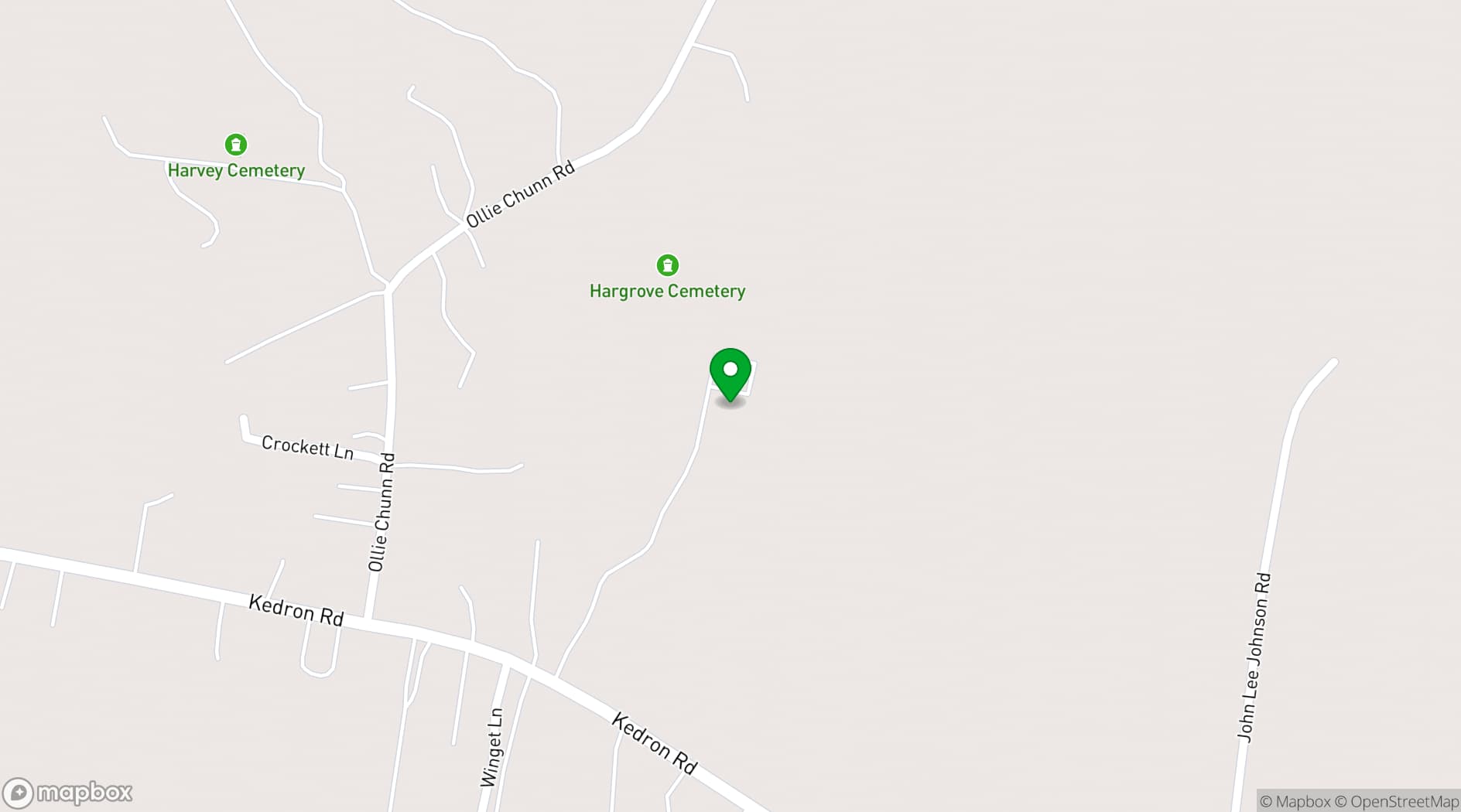 Map showing Spring Hill Event Center