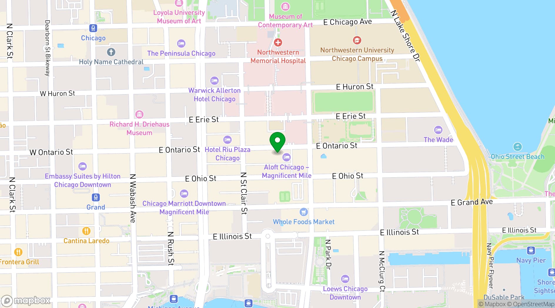 Map showing Ivy Hotel