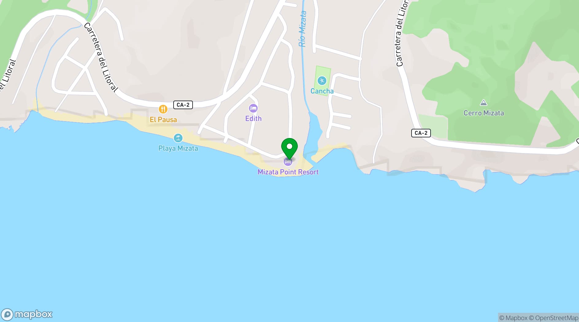 Map showing Mizata by Antiresort