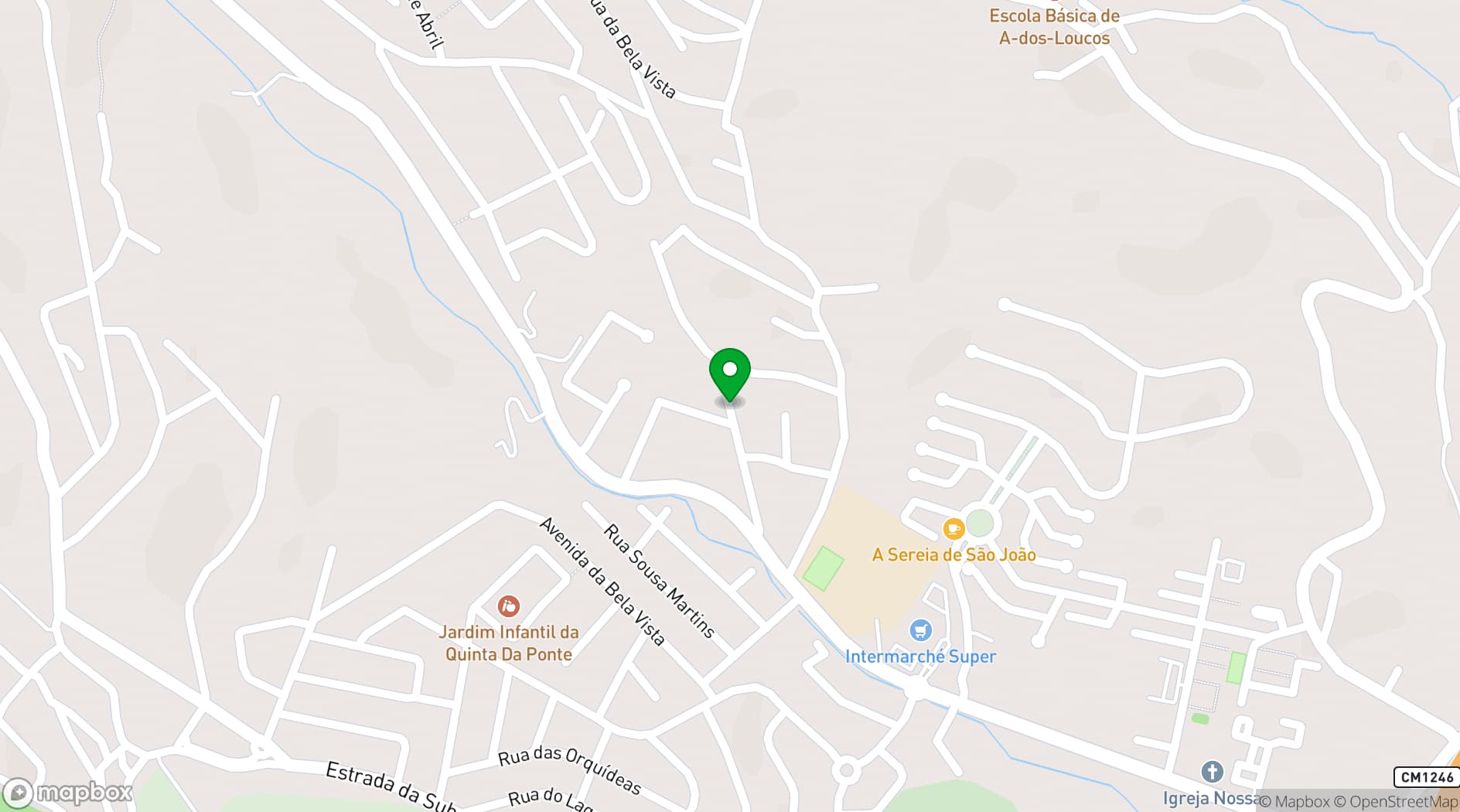 Map showing Quinta Da Marinha Hotel