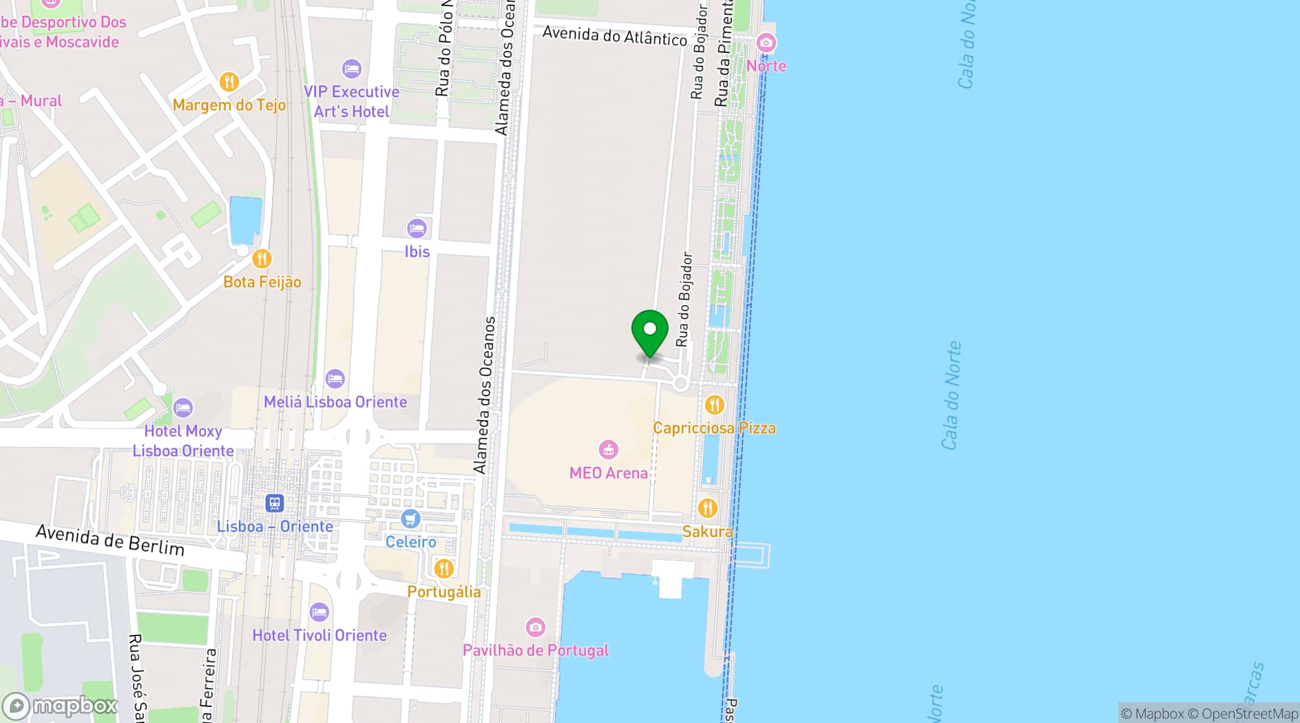 Map showing FIL Meeting Center