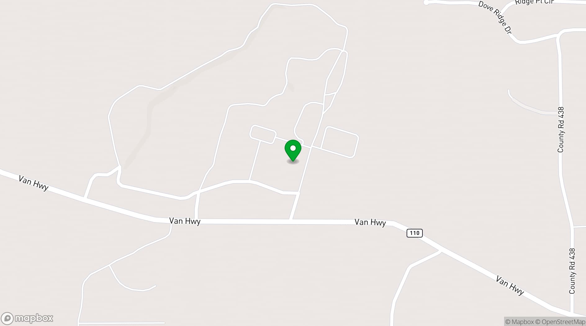 Map showing Texas Rose Horse Park