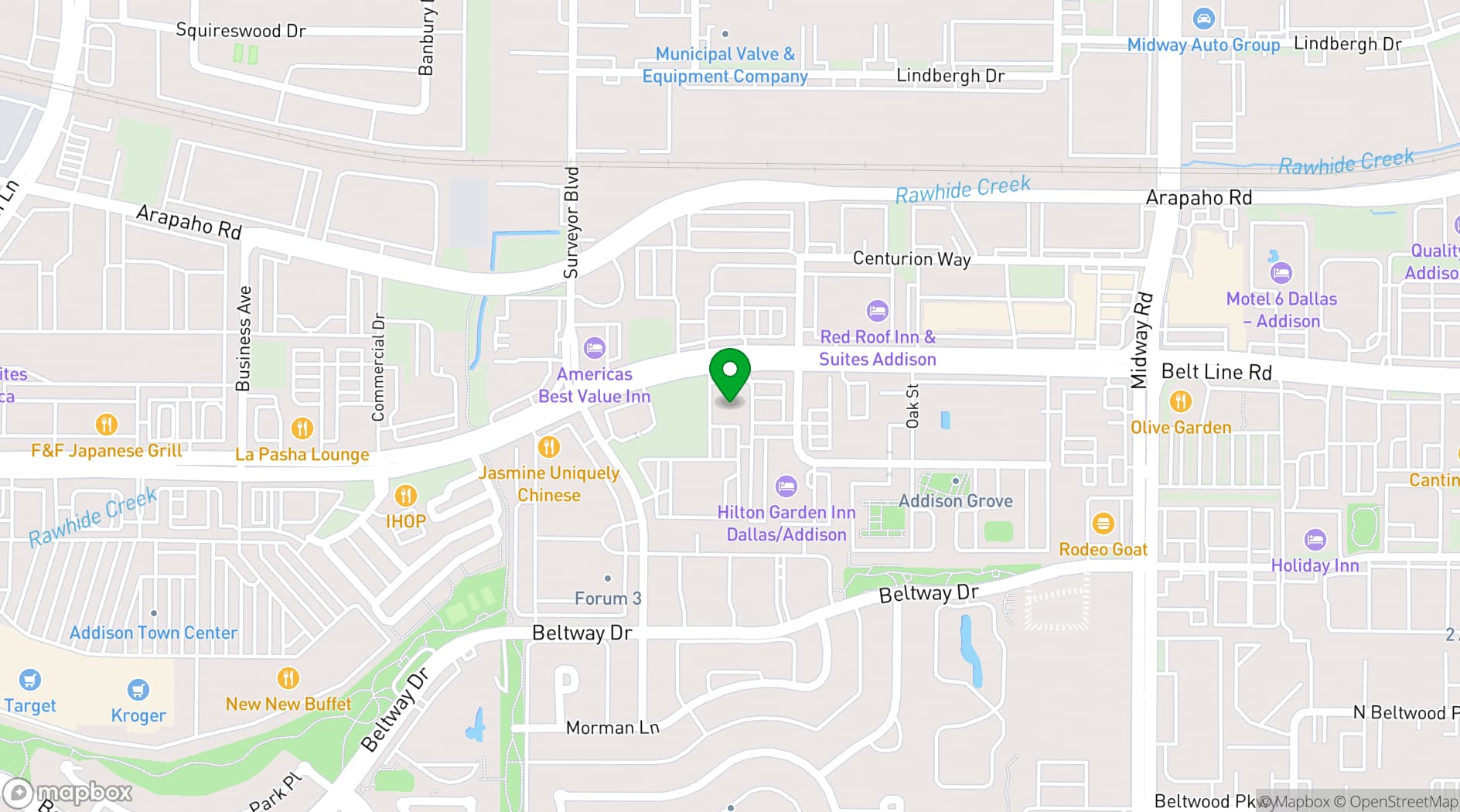 Map showing Venue Forty|50